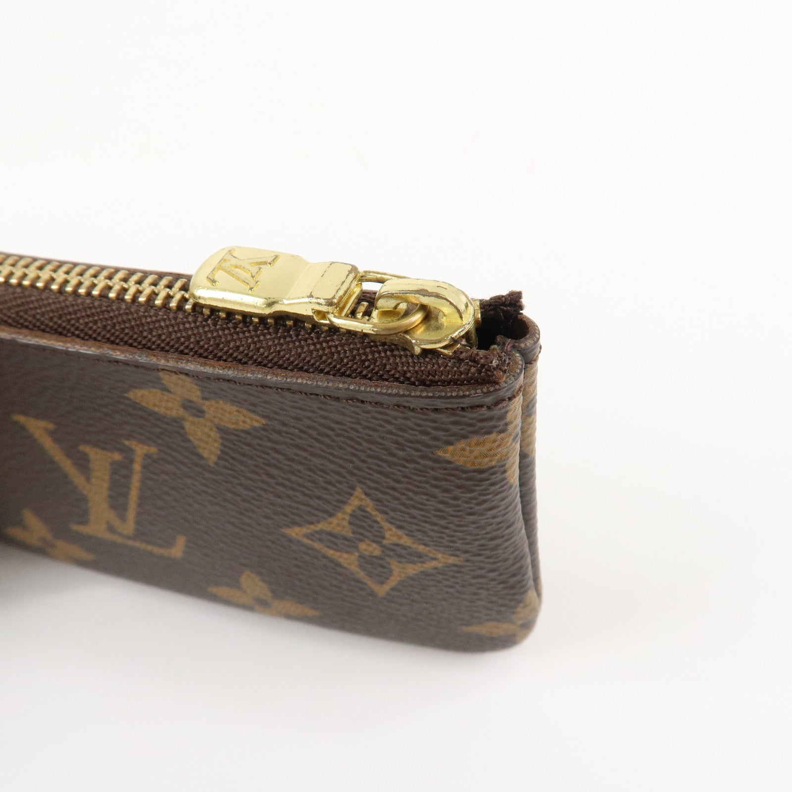 Louis Vuitton Monogram Pochette Cles Coin Case Key Case M62650 Used