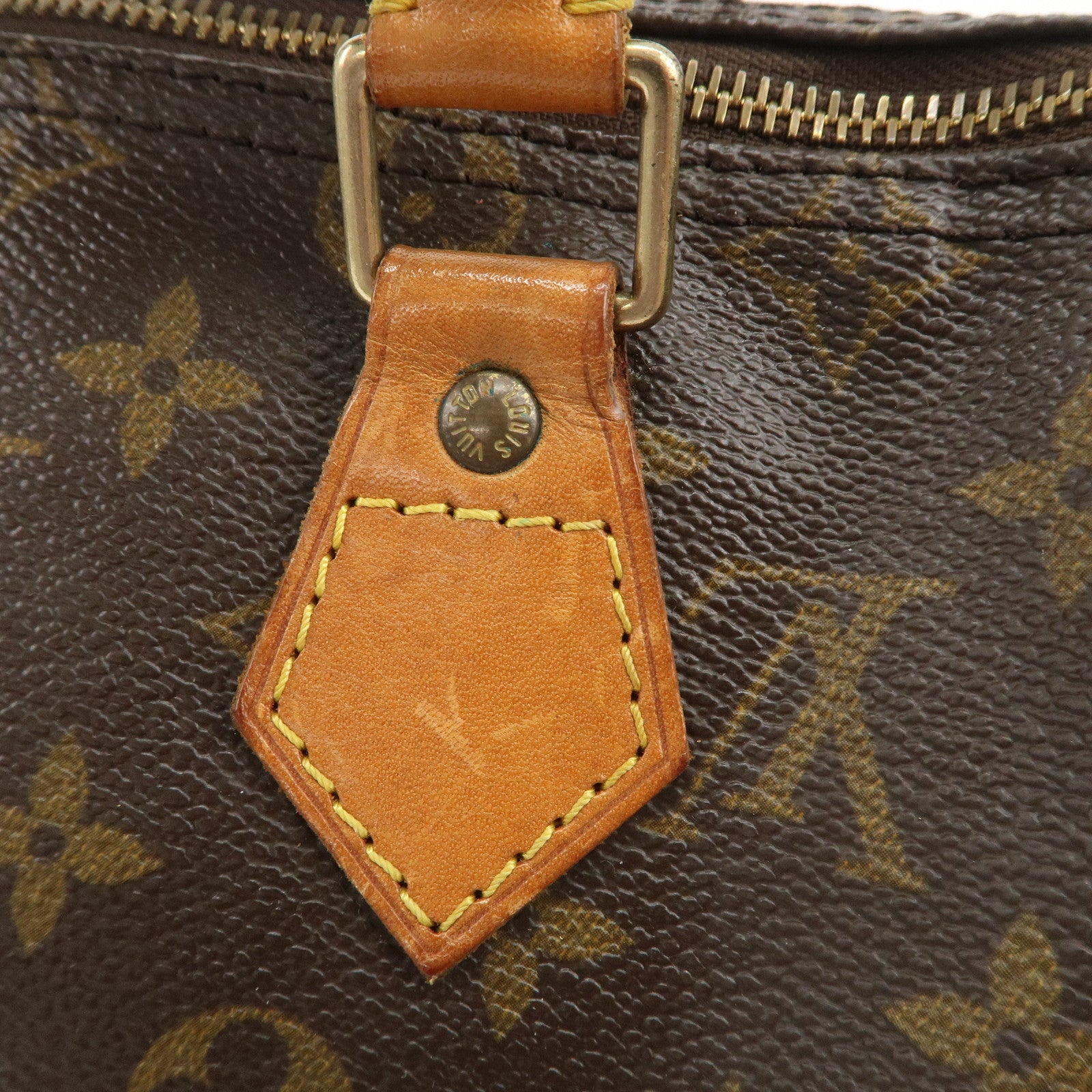 Louis Vuitton Monogram Speedy 25 Hand Bag Boston Bag M41528 Used