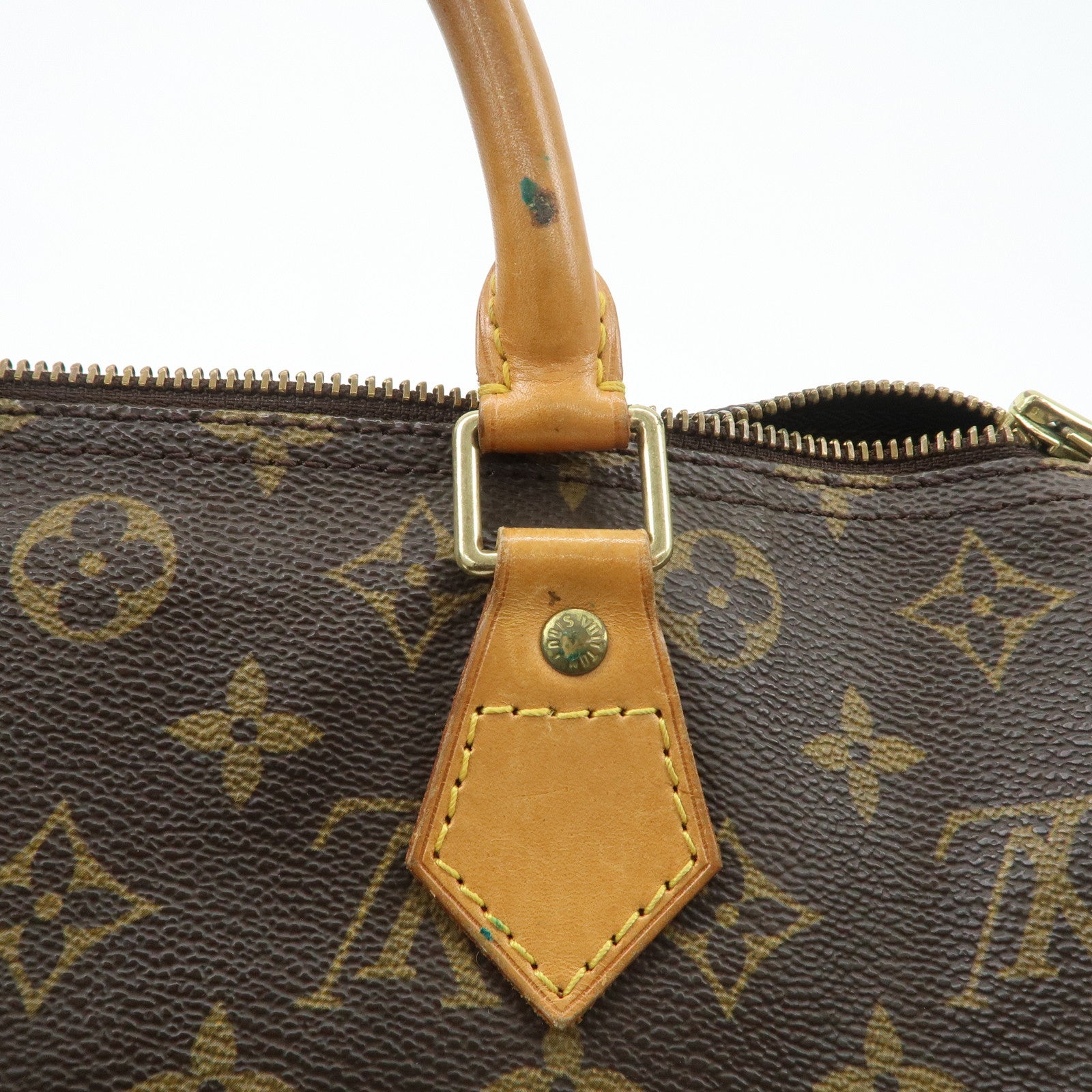 Louis Vuitton Monogram Speedy 30 Hand Bag Boston Bag M41526 Used