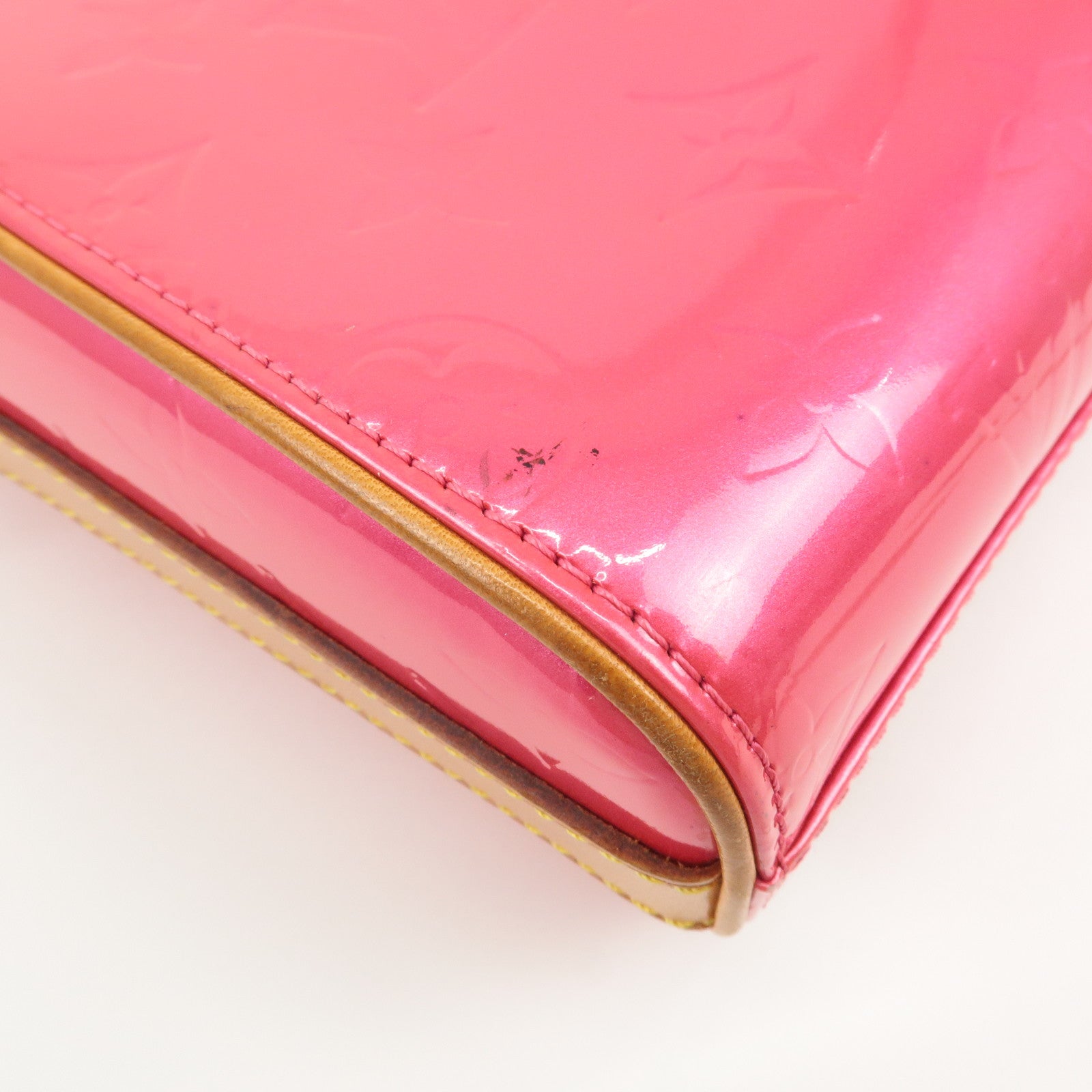 Louis Vuitton Monogram Vernis Sullivan Vertical Fuchsia M91259 Used