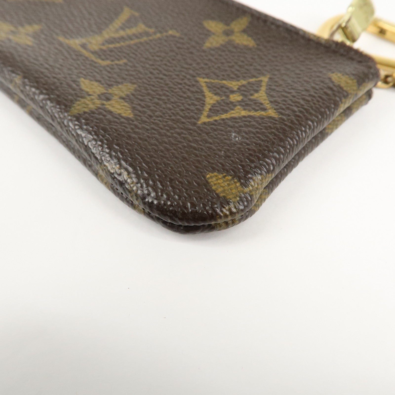 Louis Vuitton Monogram Pochette Cles Coin Case Key Case M62650 Used