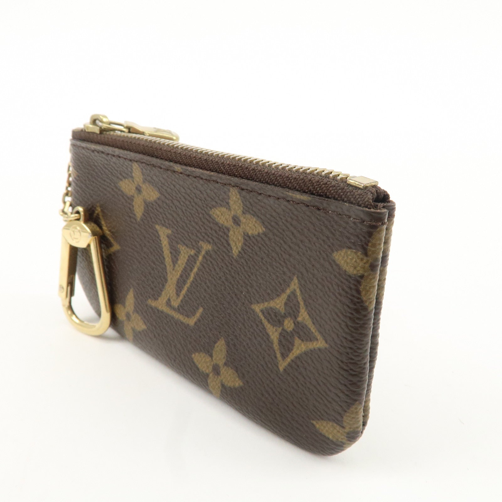 Louis Vuitton Monogram Pochette Cles Coin & Key Case M62650 Used