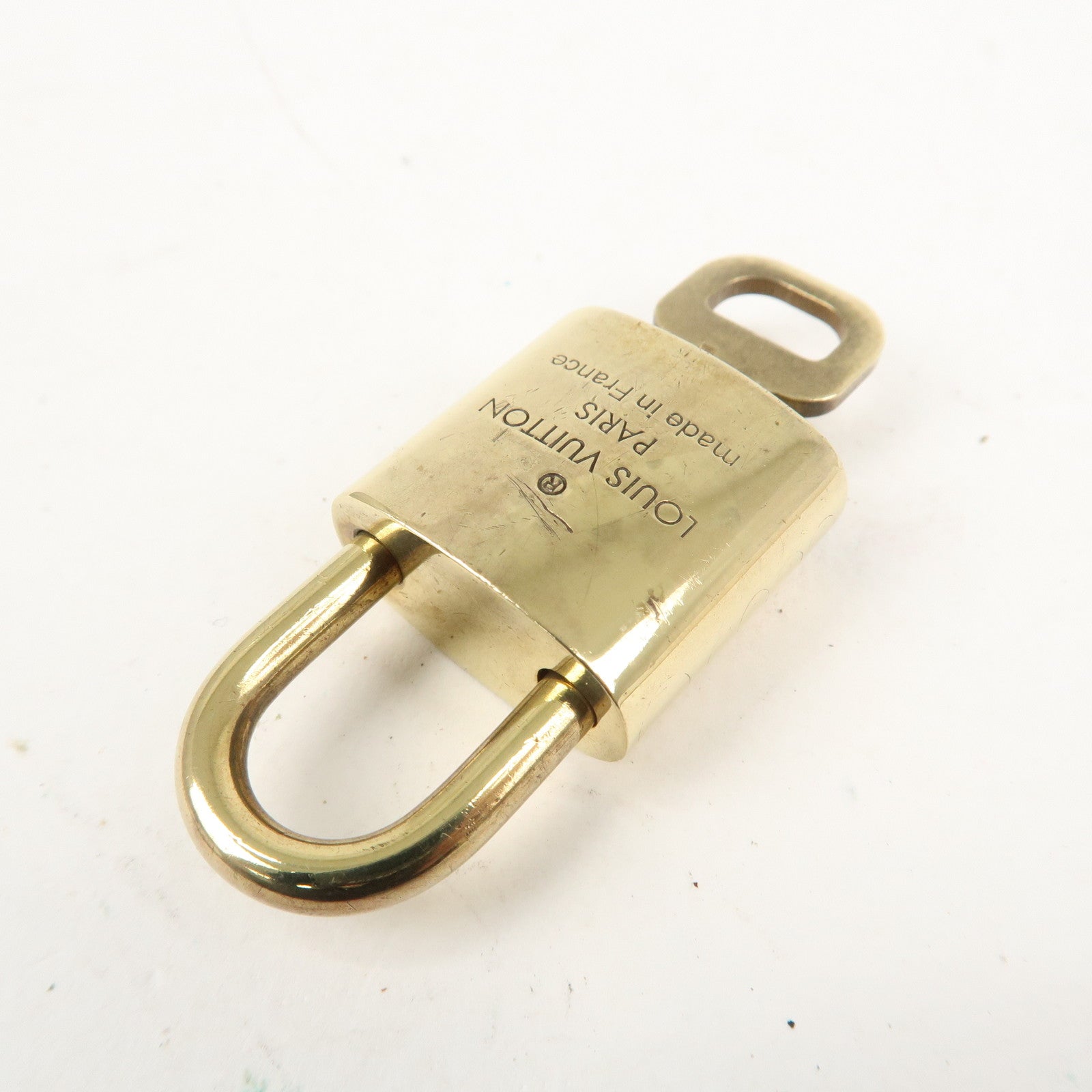 Louis Vuitton Set of 10 Lock & Key Cadena Key Lock Metal Gold Used