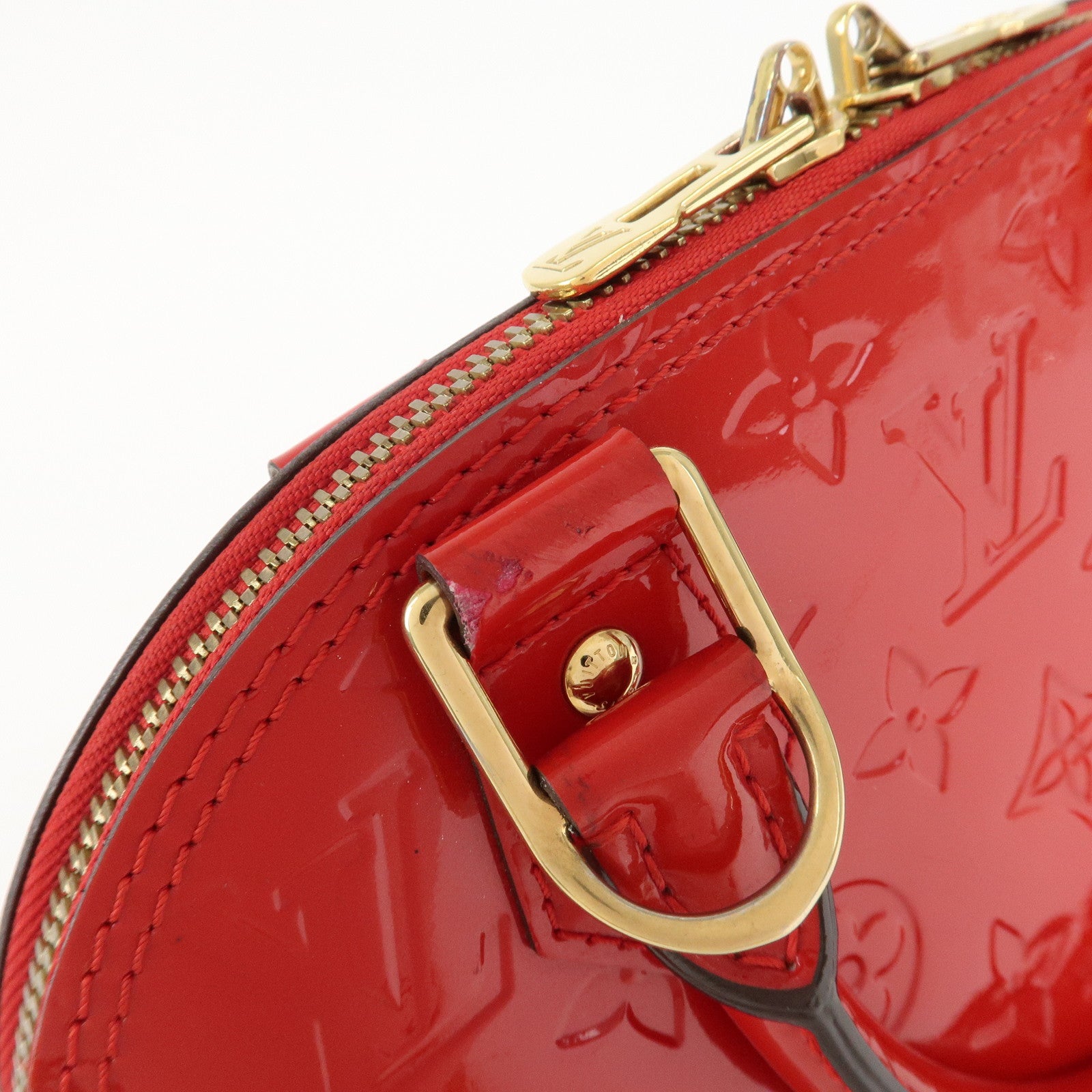 Louis Vuitton Monogram Vernis Alma BB 2Way Shoulder Bag M90174 Used