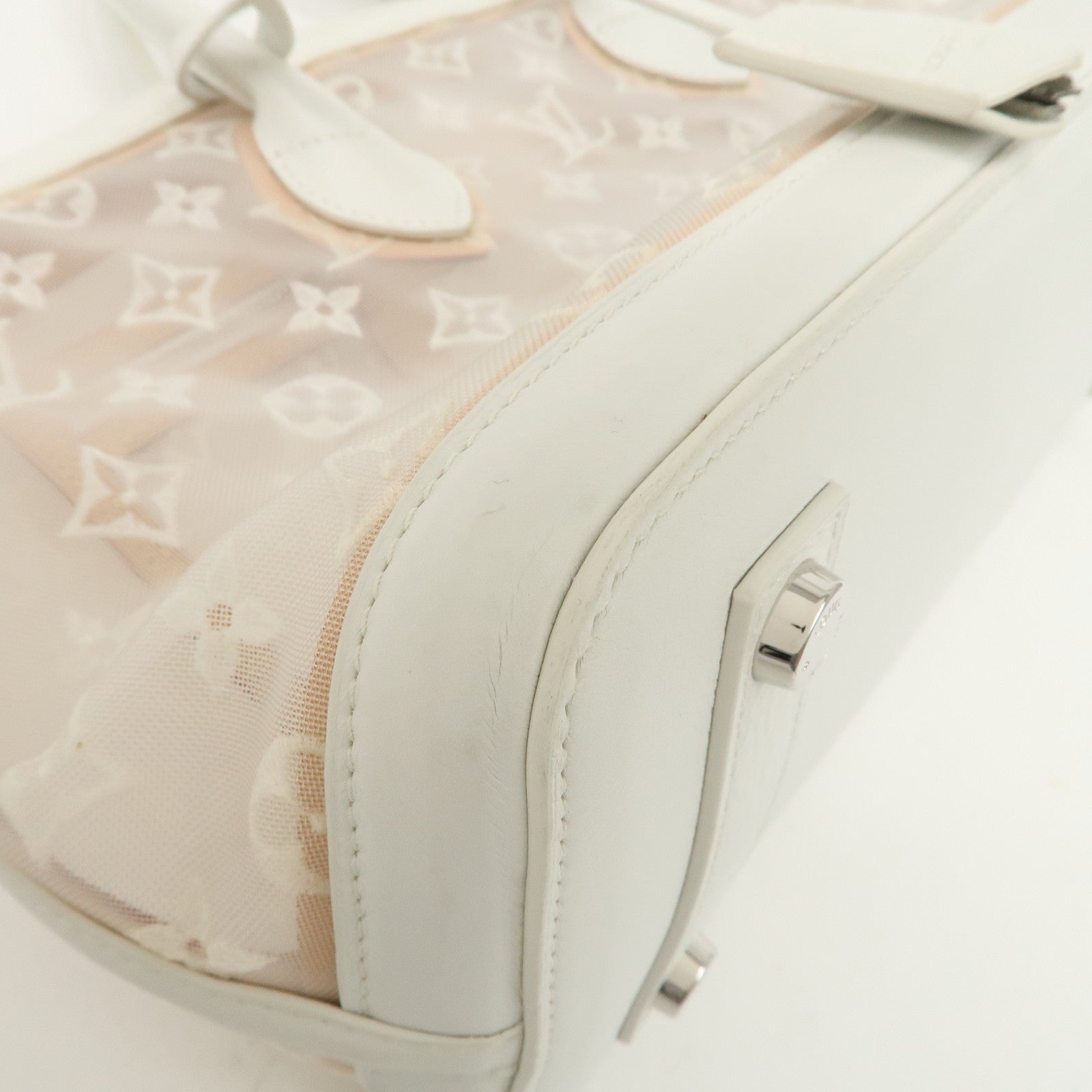 Louis Vuitton Monogram Transparence Lock It East West Bag M40701 Used