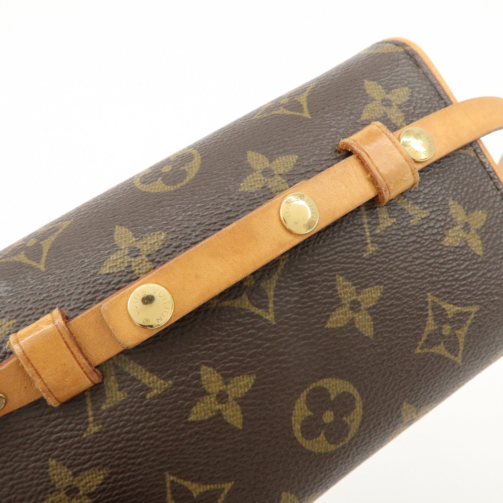 Louis Vuitton Monogram Pochette Florentine Waist Bag BeltXS M51855 Used