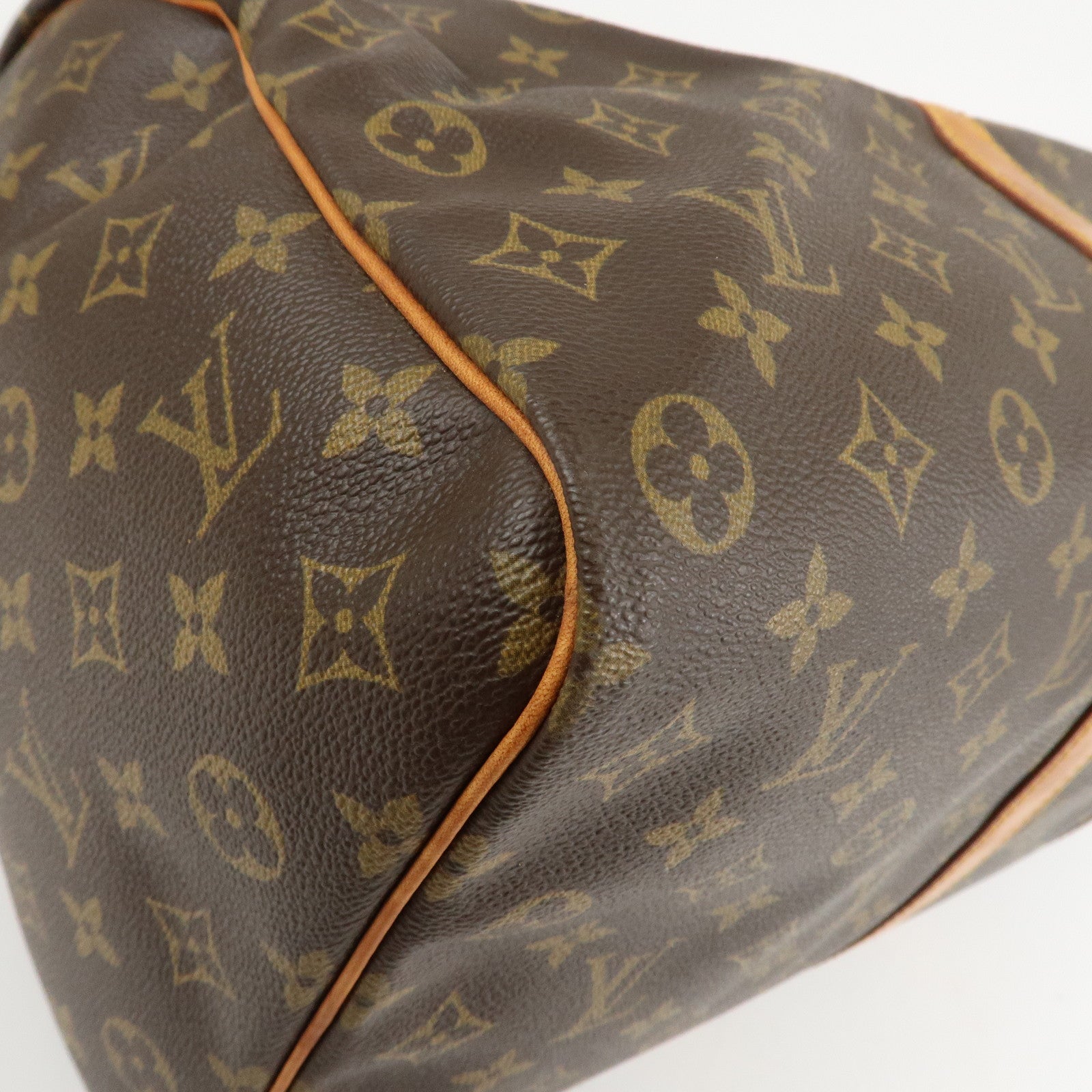 Louis Vuitton Monogram Keep All 50 Boston Bag Brown M41426 Used