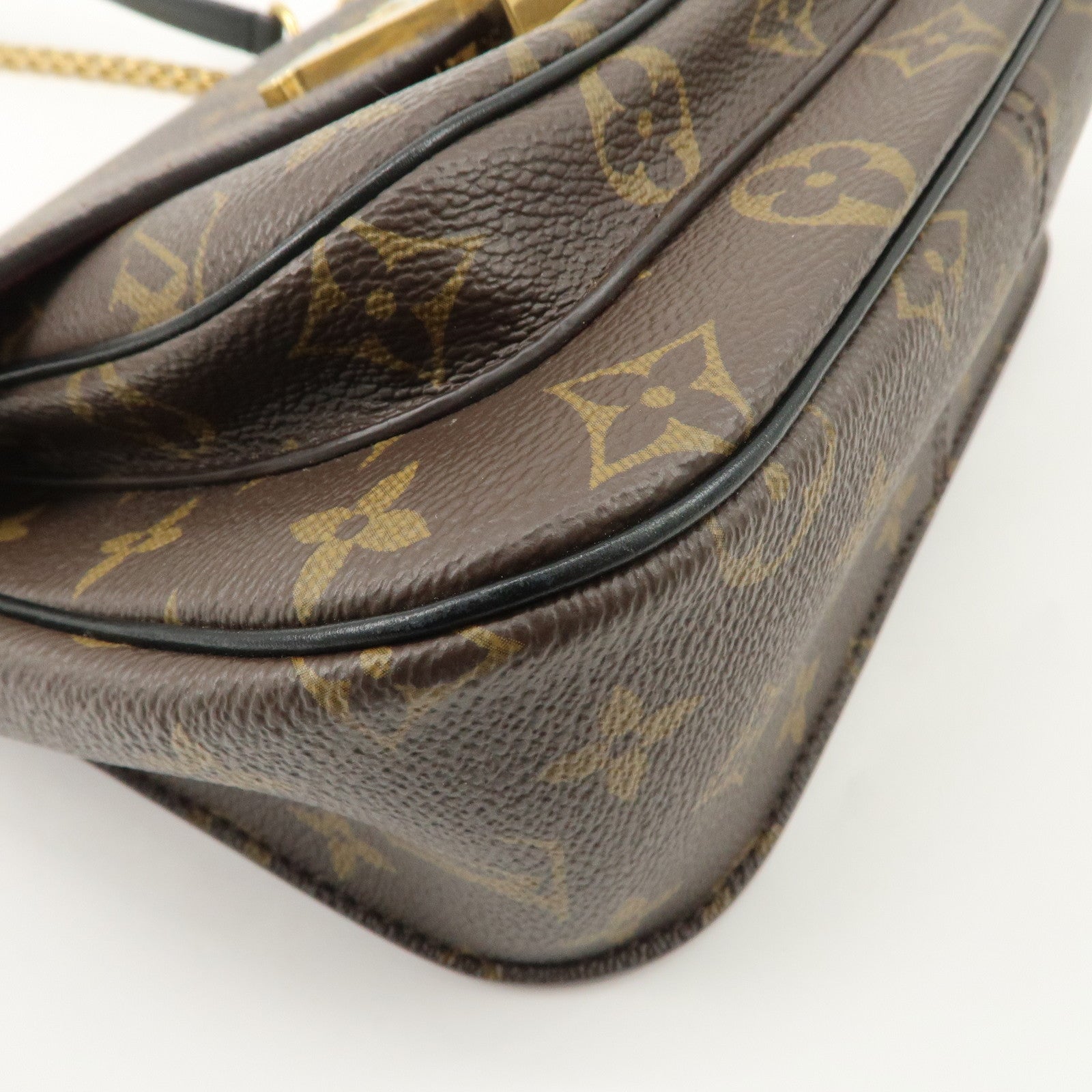 Louis Vuitton Monogram Passy Crossbody Chain Shoulder Bag M45592 Used