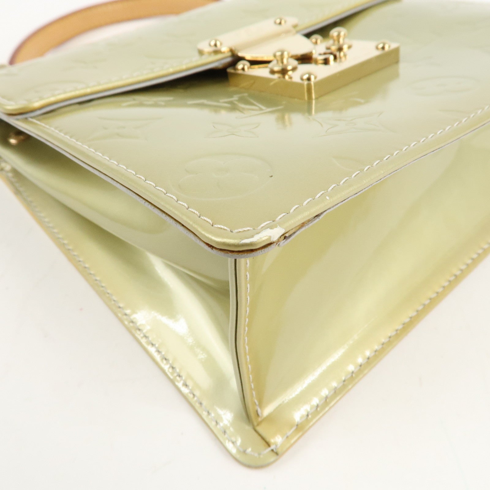 Louis Vuitton Monogram Vernis Spring Street Hand Bag M91029 Used
