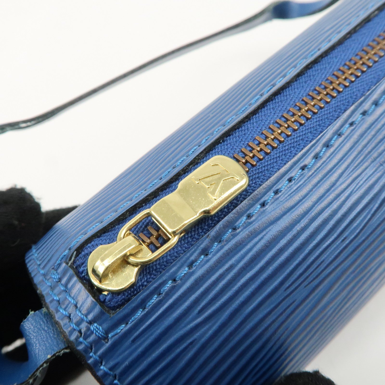 Louis Vuitton Epi Set of2 Soufflot Pouch Castilian Red Toledo Blue Used
