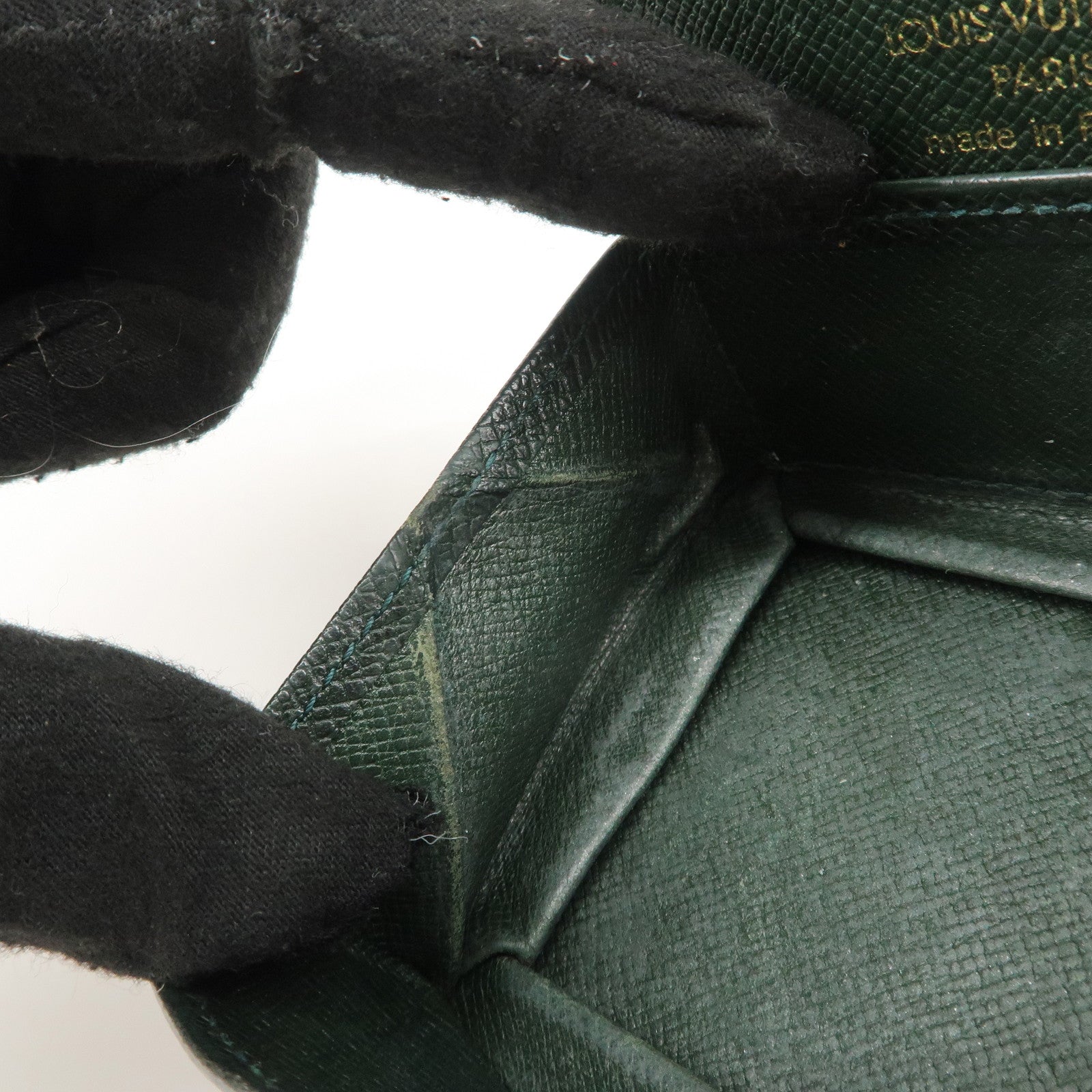 Louis Vuitton Set of 2 Taiga Coin Case Sepia Epicea M30374 M30384 Used