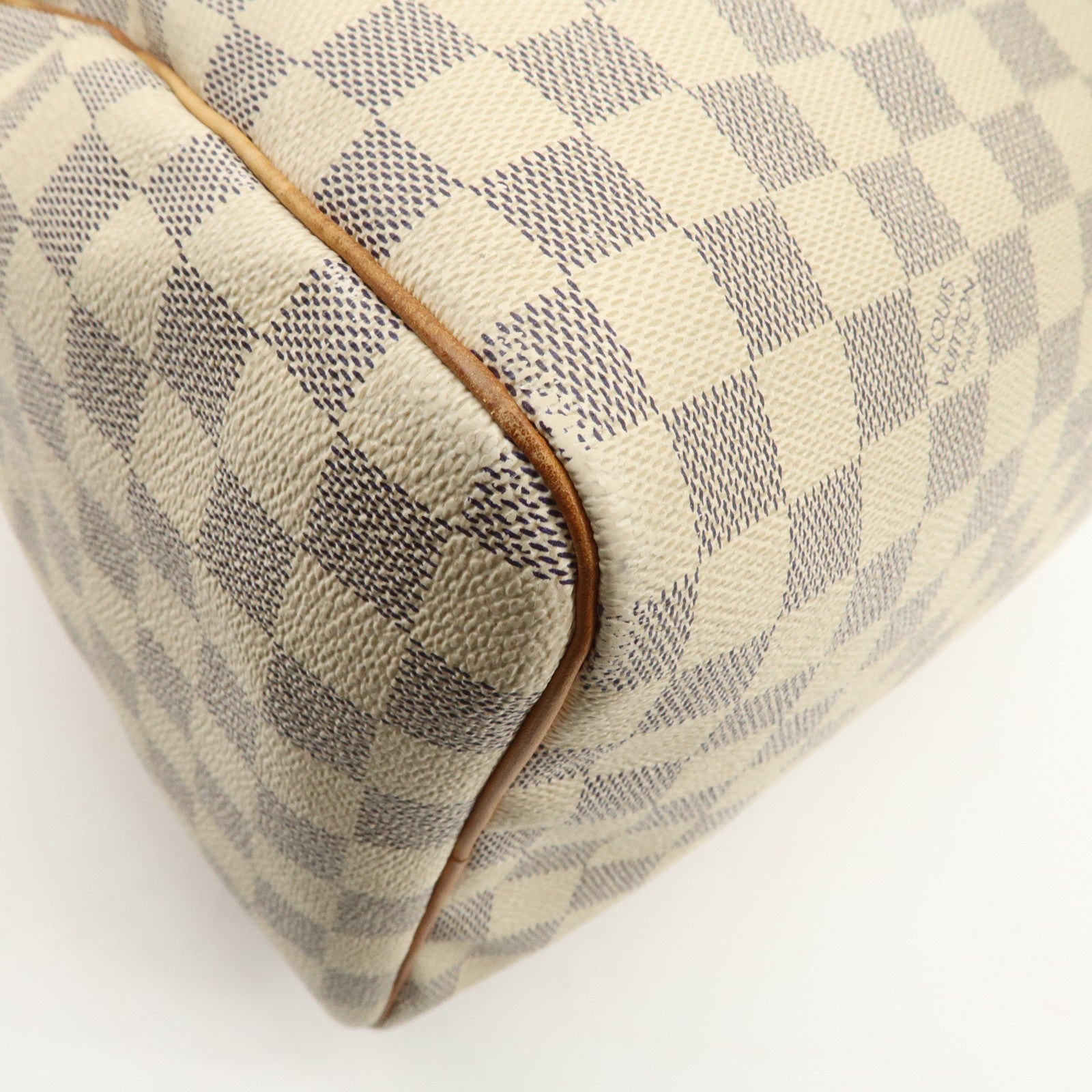 Louis Vuitton Damier Azur Speedy 30 Hand Bag Boston Bag N41533 Used