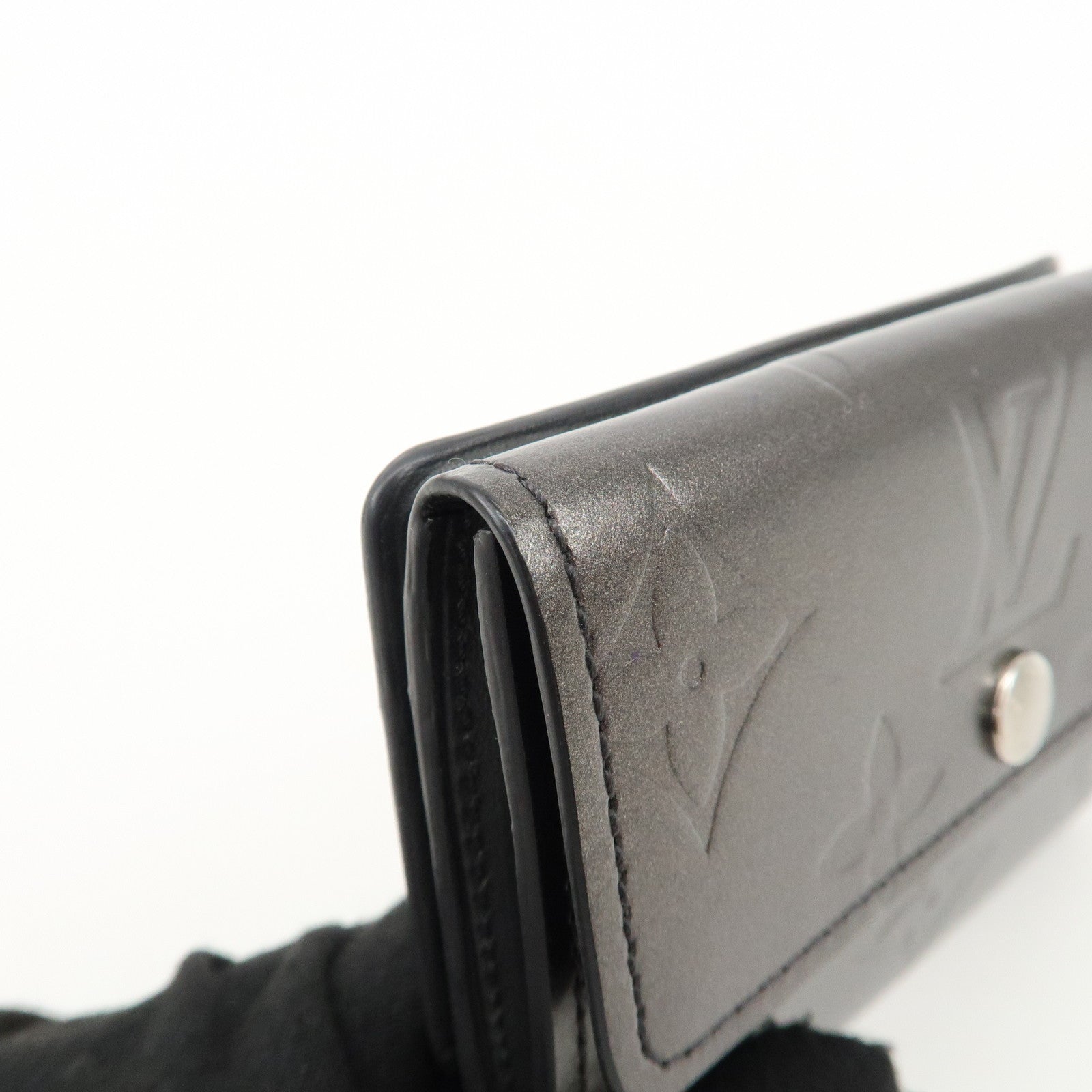 Louis Vuitton Monogram Matte Ludlow Coin Case Noir M65122 Used