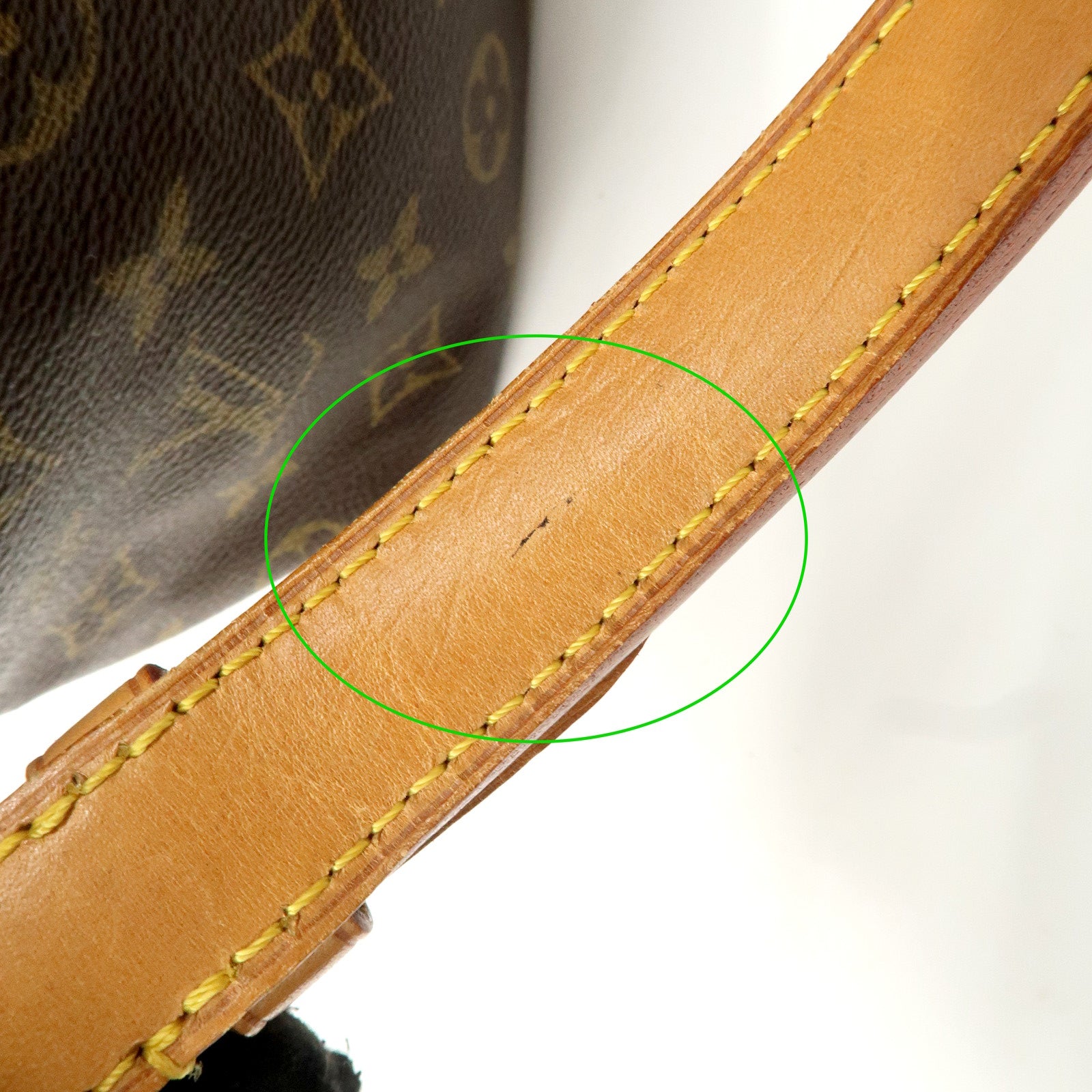 Louis Vuitton Monogram Petit Noe Shoulder Bag Brown M42226 Used