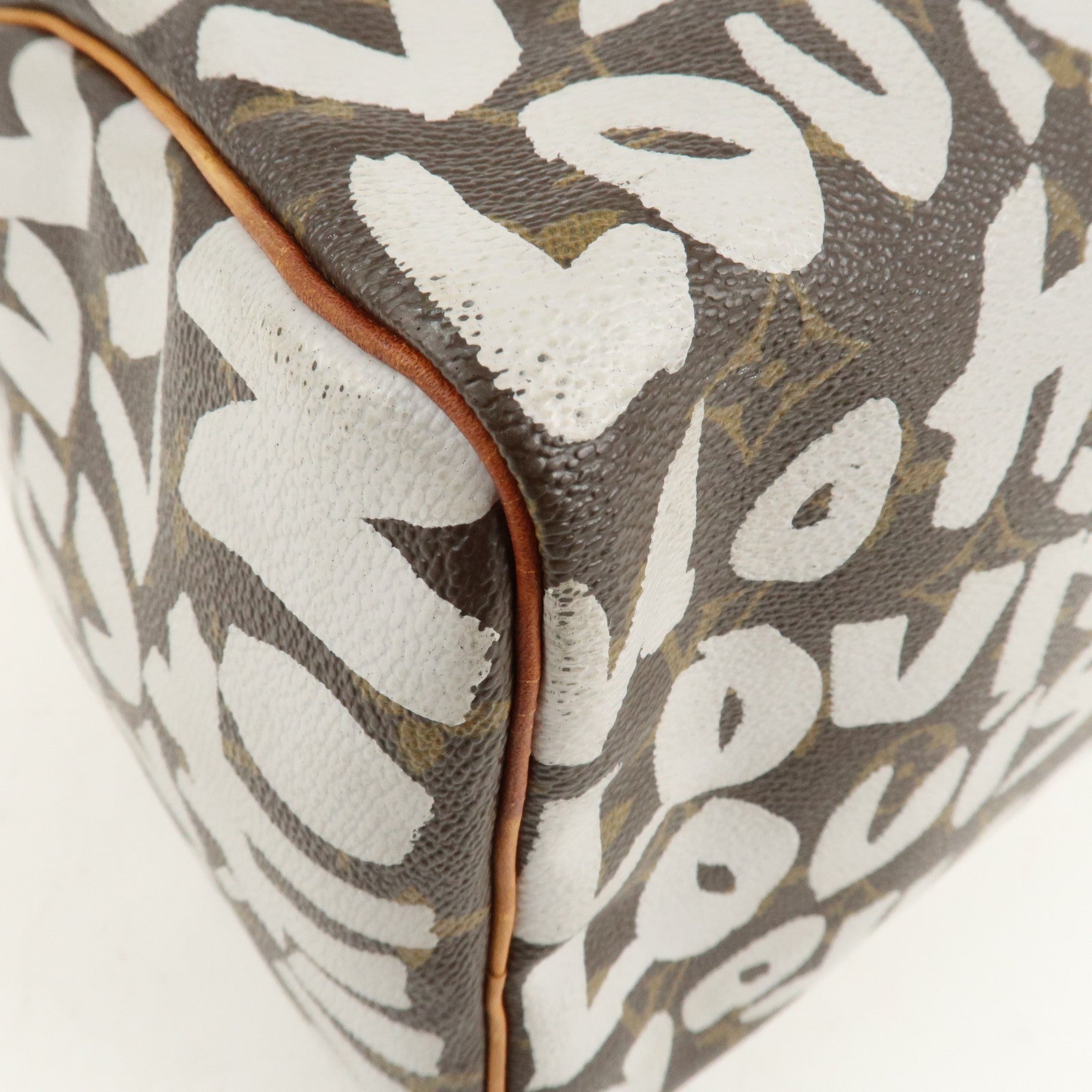 Louis Vuitton Monogram Graffiti Speedy 30 Boston Bag M92195 Used