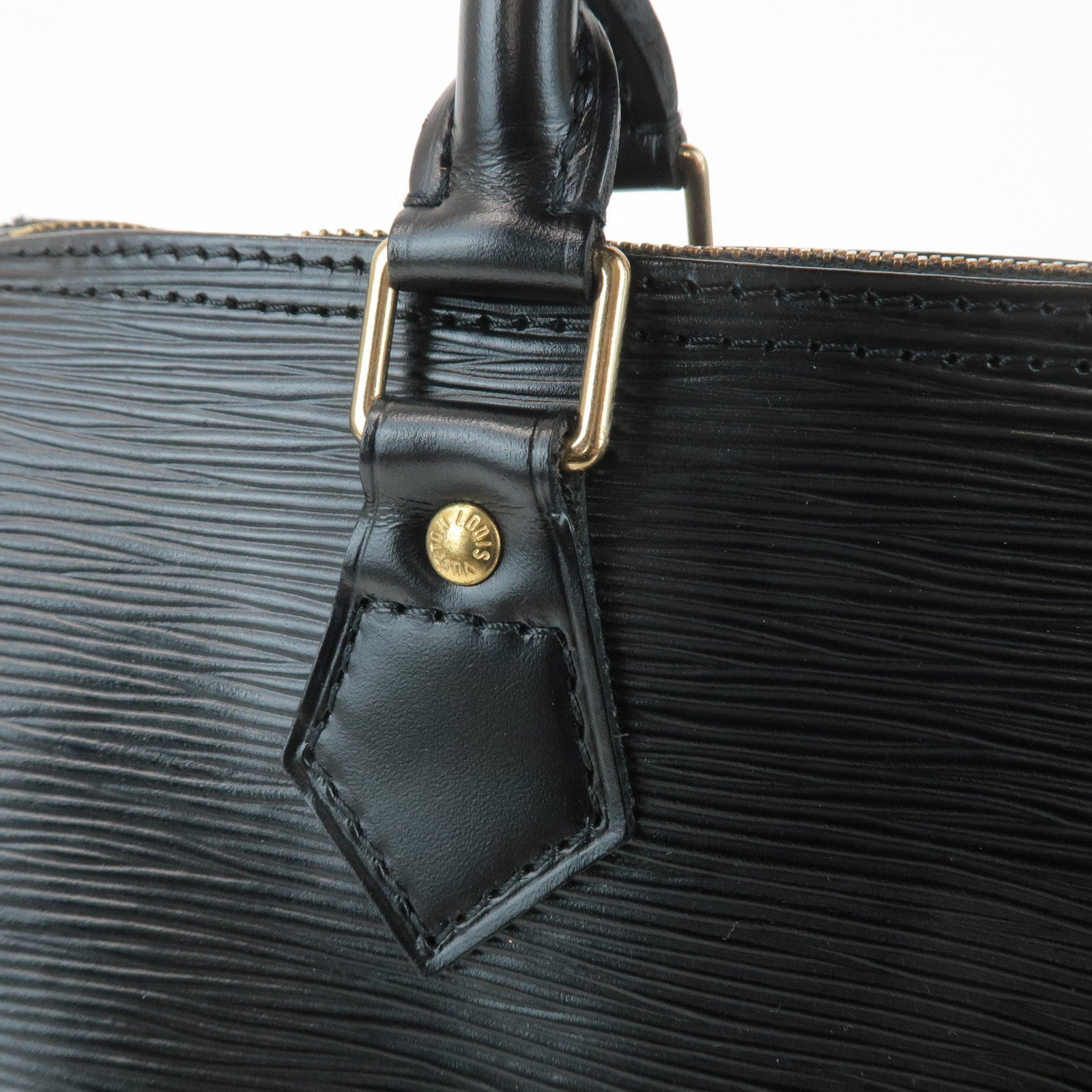 Louis Vuitton Epi Speedy 25 Boston Bag Hand Bag Noir M43012 Used