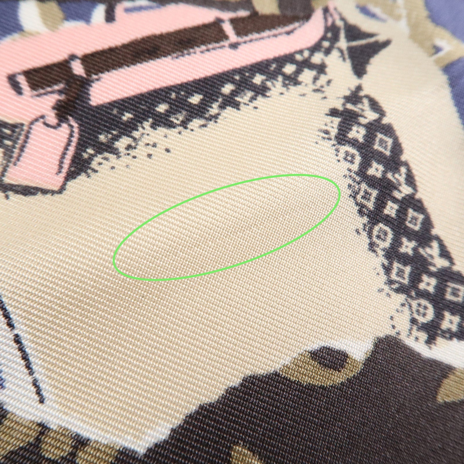 Louis Vuitton Monogram 100% Silk Scarf Monogram Wall Paper Print Used