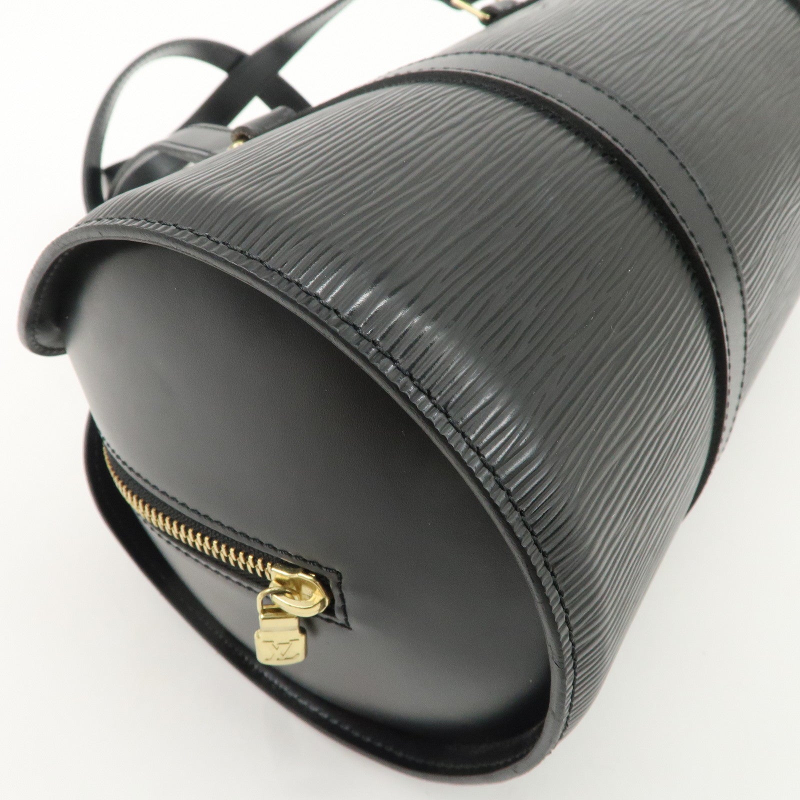 Louis Vuitton Epi Soufflot Hand Bag Noir Black M52862 Used