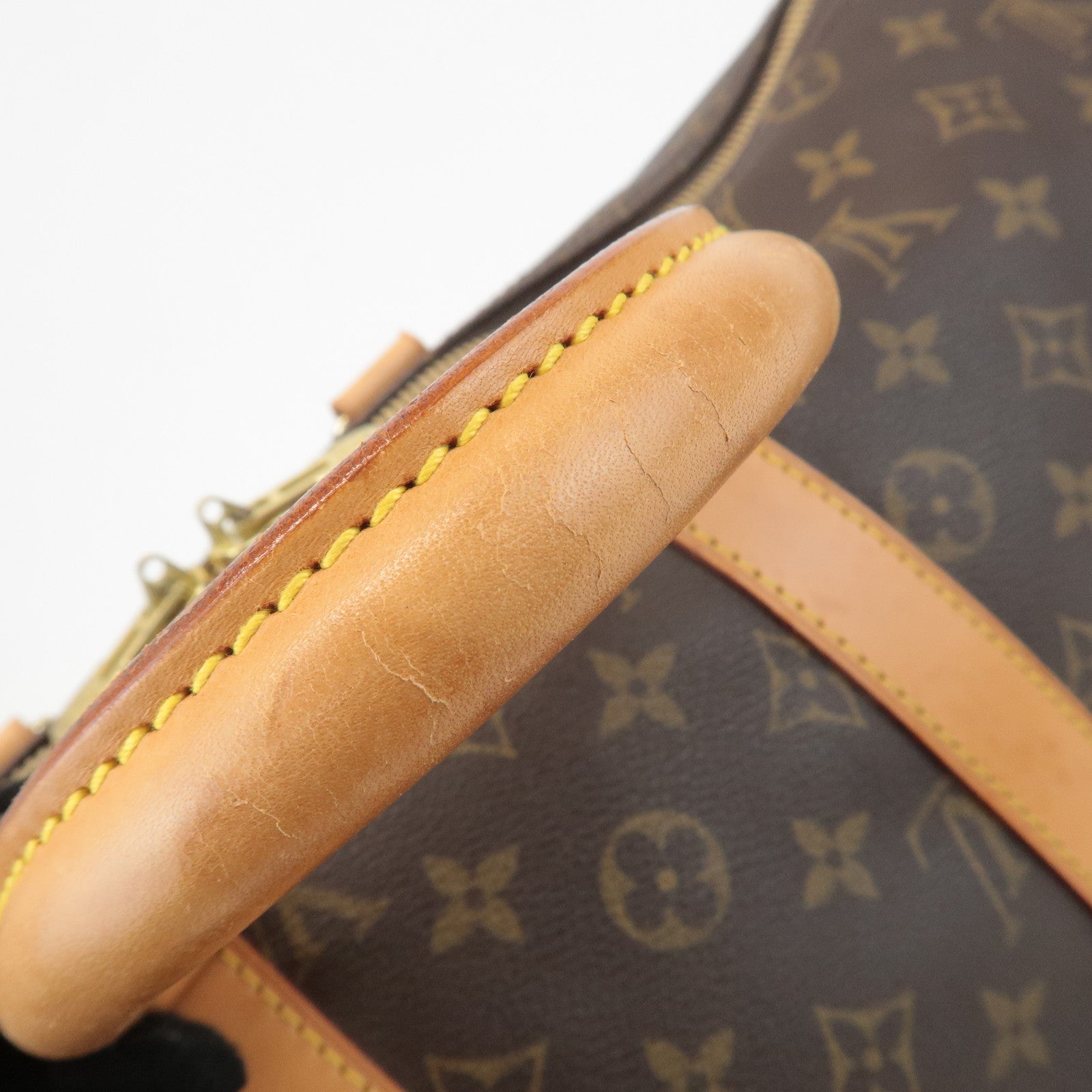 Louis Vuitton Monogram Keep All 45 Boston Bag Brown M41428 Used