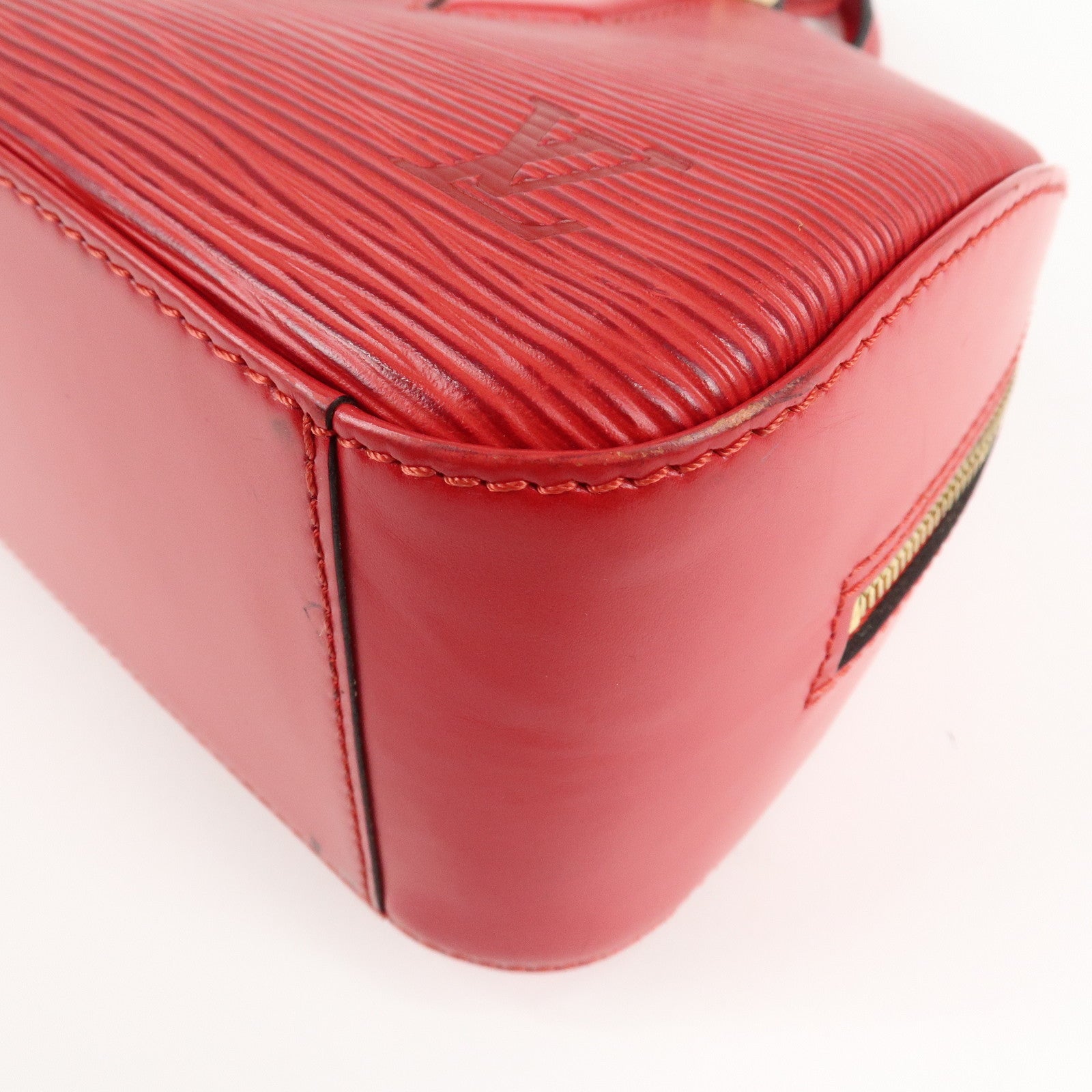 Louis Vuitton Epi Jasmine Hand Bag Castilian Red M52087 Used