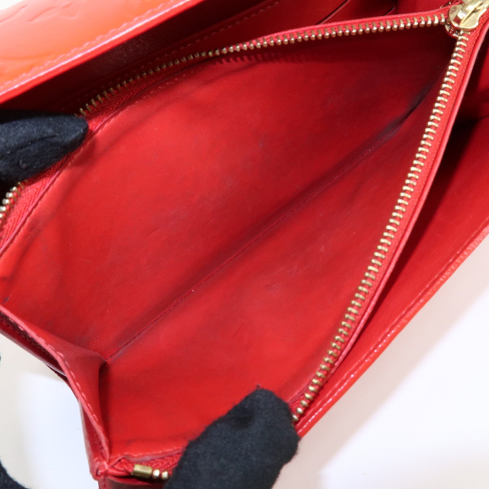 Louis Vuitton Monogram Vernis Set of 2 Wallet M91173 M91016 Used