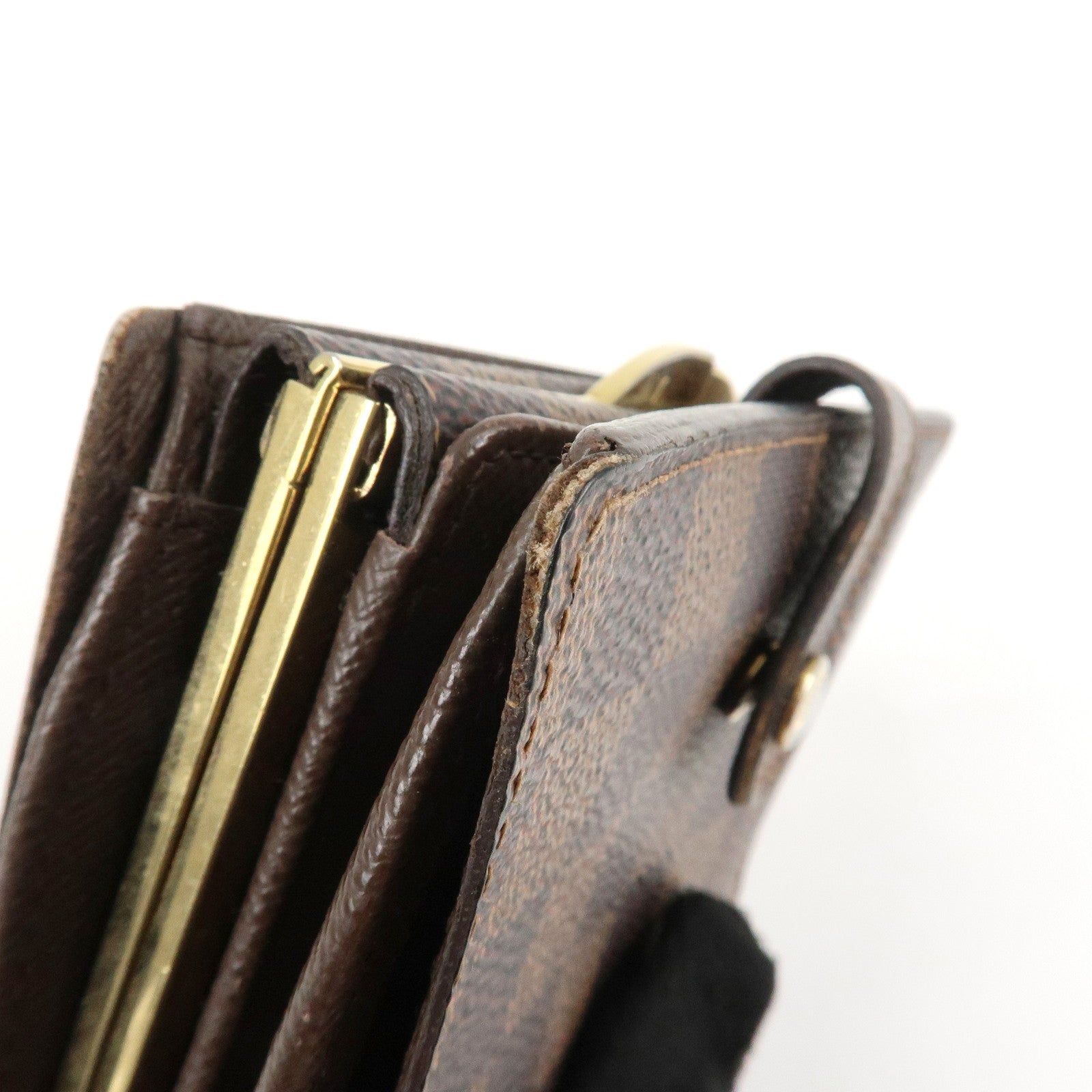 Louis Vuitton Damier Portefeuille Viennois Wallet N61674 Used