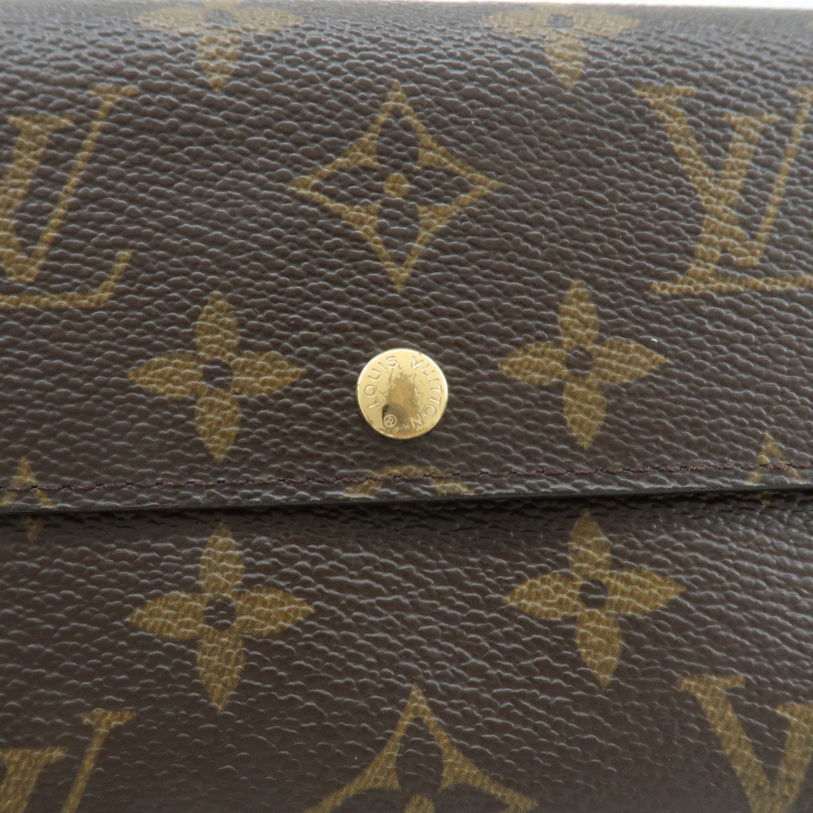 Louis Vuitton Monogram Porte Monnaie Credit Wallet M61726 Used