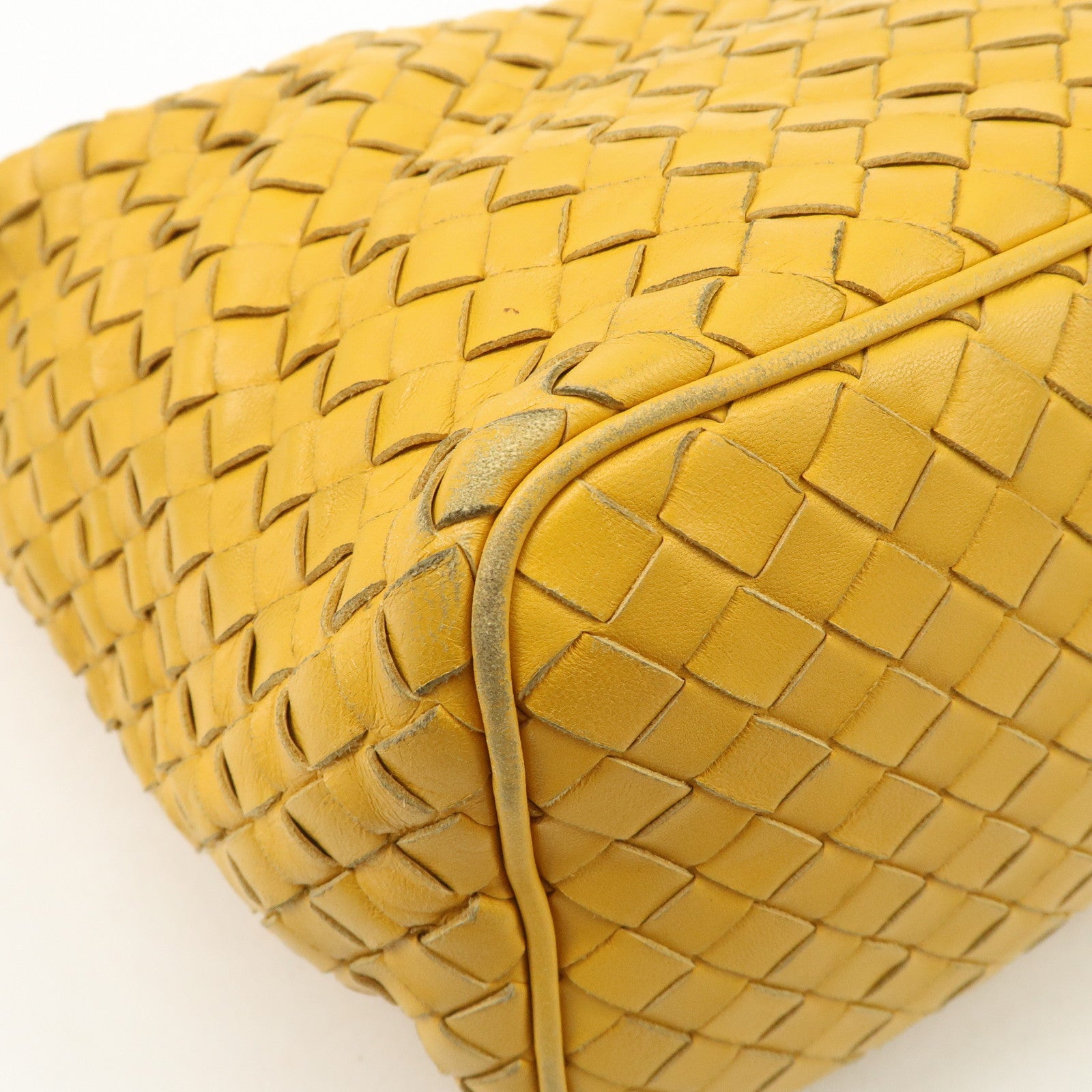 BOTTEGA VENETA Intrecciato Leather One-Shoulder Bag 239988 Used