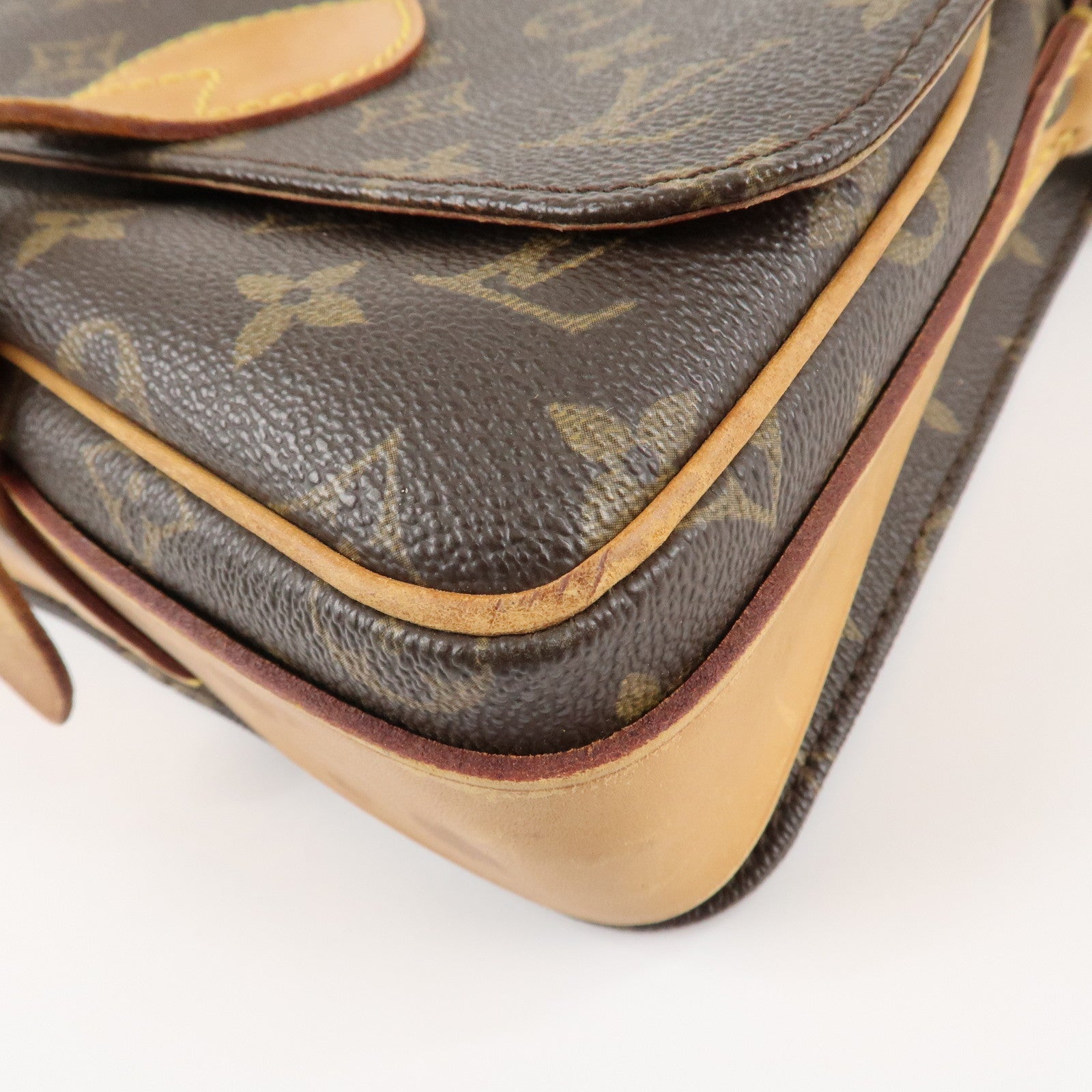 Louis Vuitton Monogram Cartouchiere 22 Shoulder Bag M51253 Used