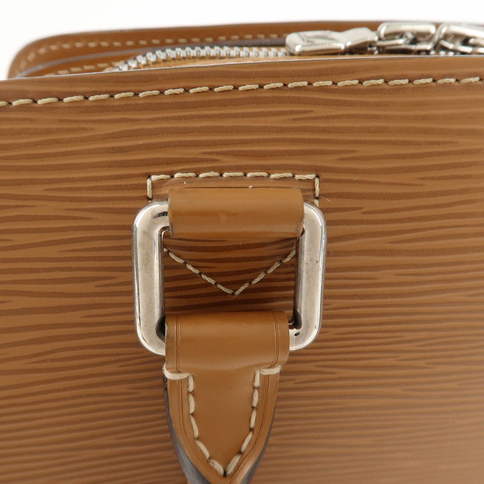 Louis Vuitton Epi Pont Neuf Hand Bag Zipang Gold M5205B Used