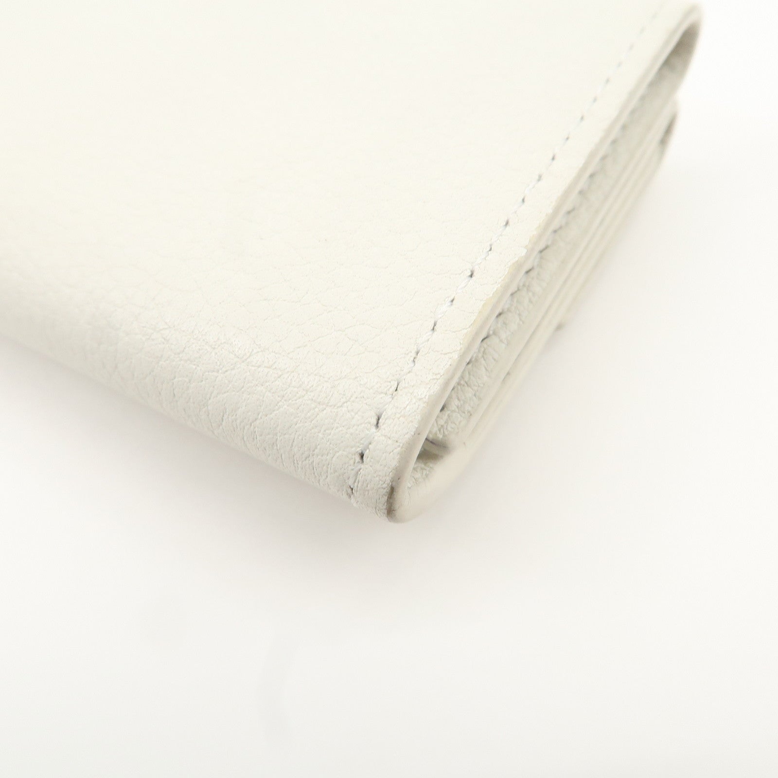 Louis Vuitton Portefeuille Lock Mini Wallet White M68482 Used