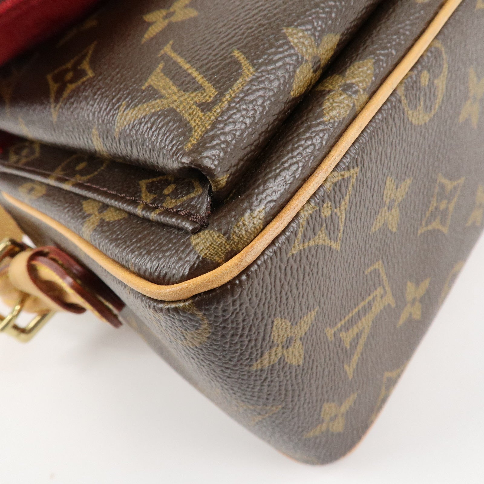 Louis Vuitton Monogram Vivacite Shoulder Bag Hand Bag M51164 Used