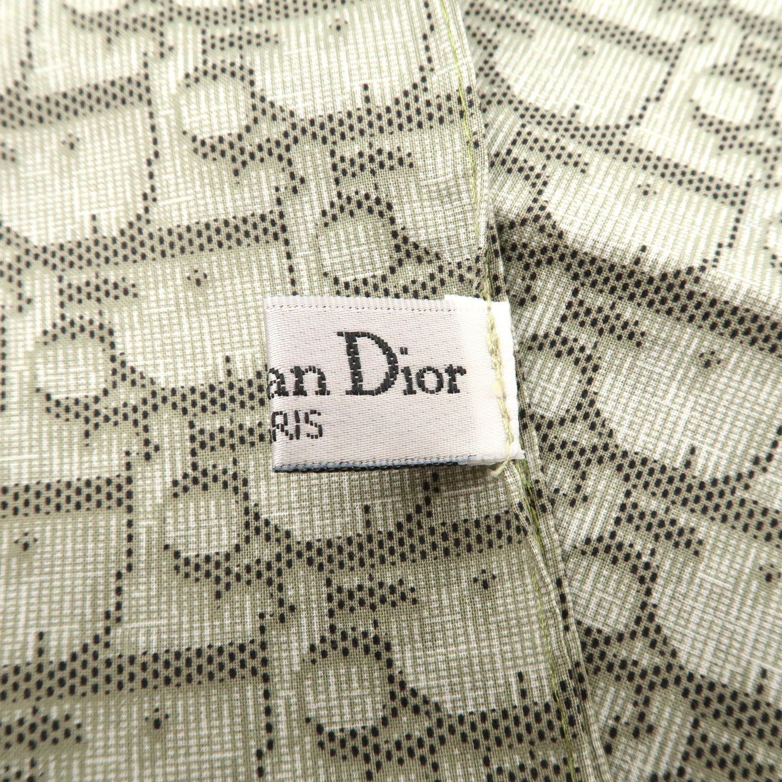 Christian Dior Trotter Set of 2 Cotton Scarf Green Red Used
