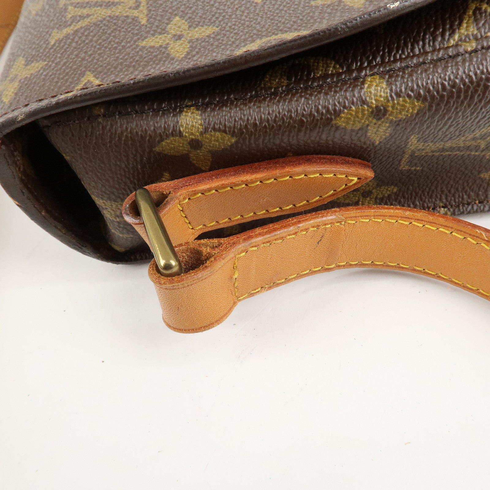 Louis Vuitton Monogram Saint Cloud GM Shoulder Bag Brown M51242 Used