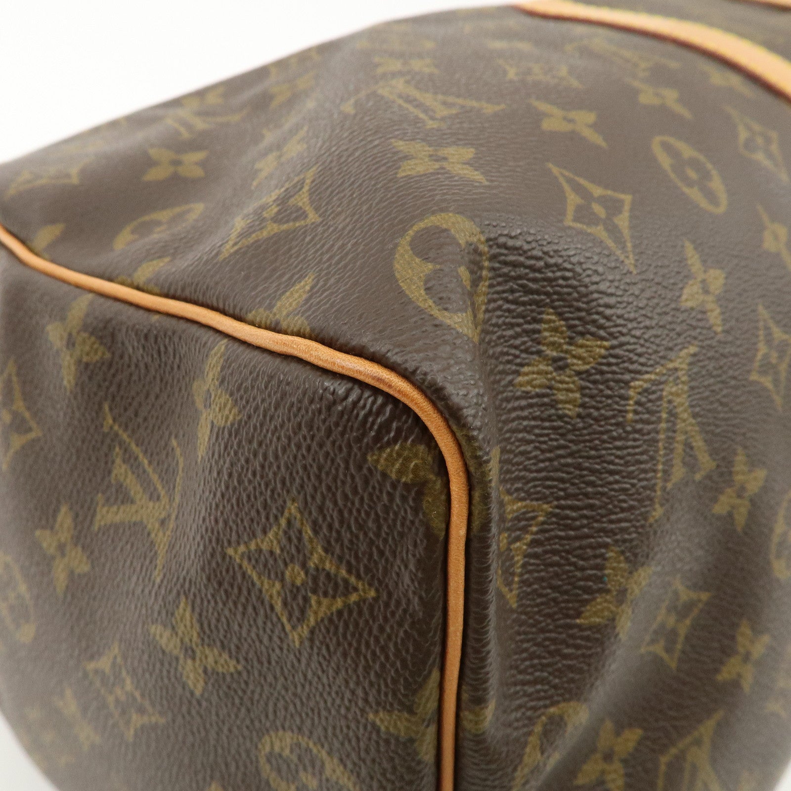 Louis Vuitton Monogram Keep All 50 Boston Bag Brown M41426 Used
