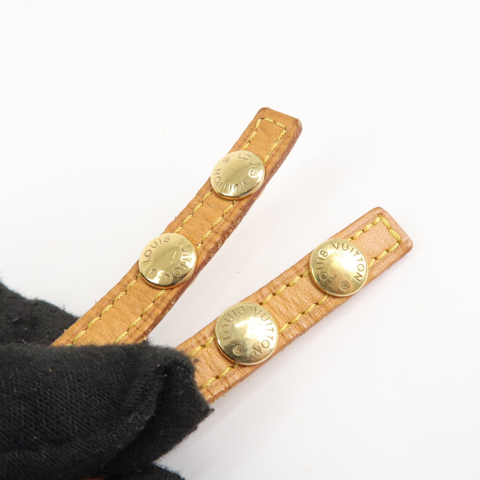 Louis Vuitton Monogram Pochette Twin PM 2Way Bag Brown M51854 Used