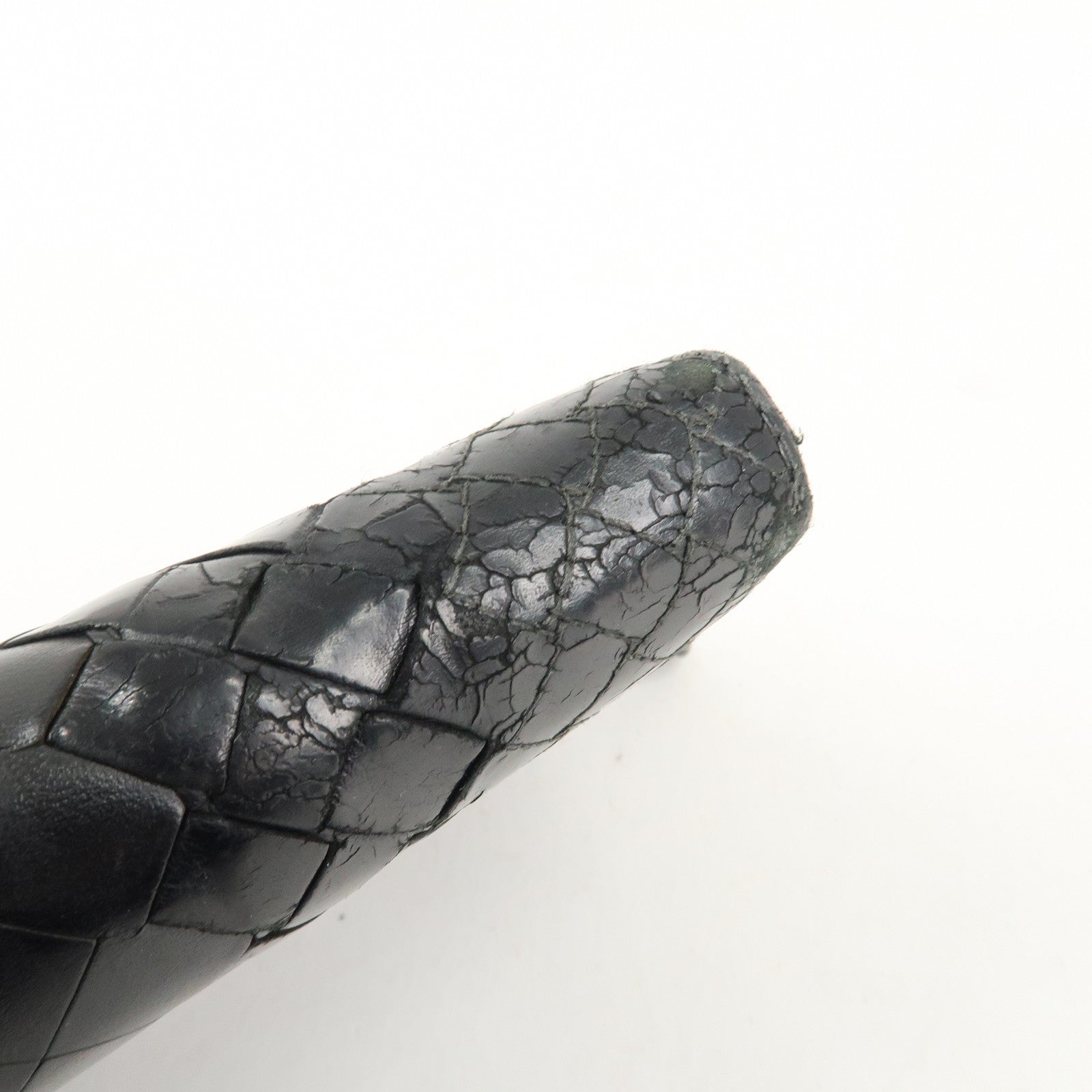 BOTTEGA VENETA Set of 2 Intrecciato Leather Zip Around Wallet Used