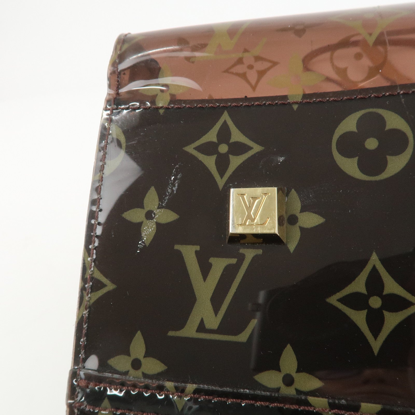 Louis Vuitton Monogram Cabas Cruise Vinyl Tote Bag Brown M50500