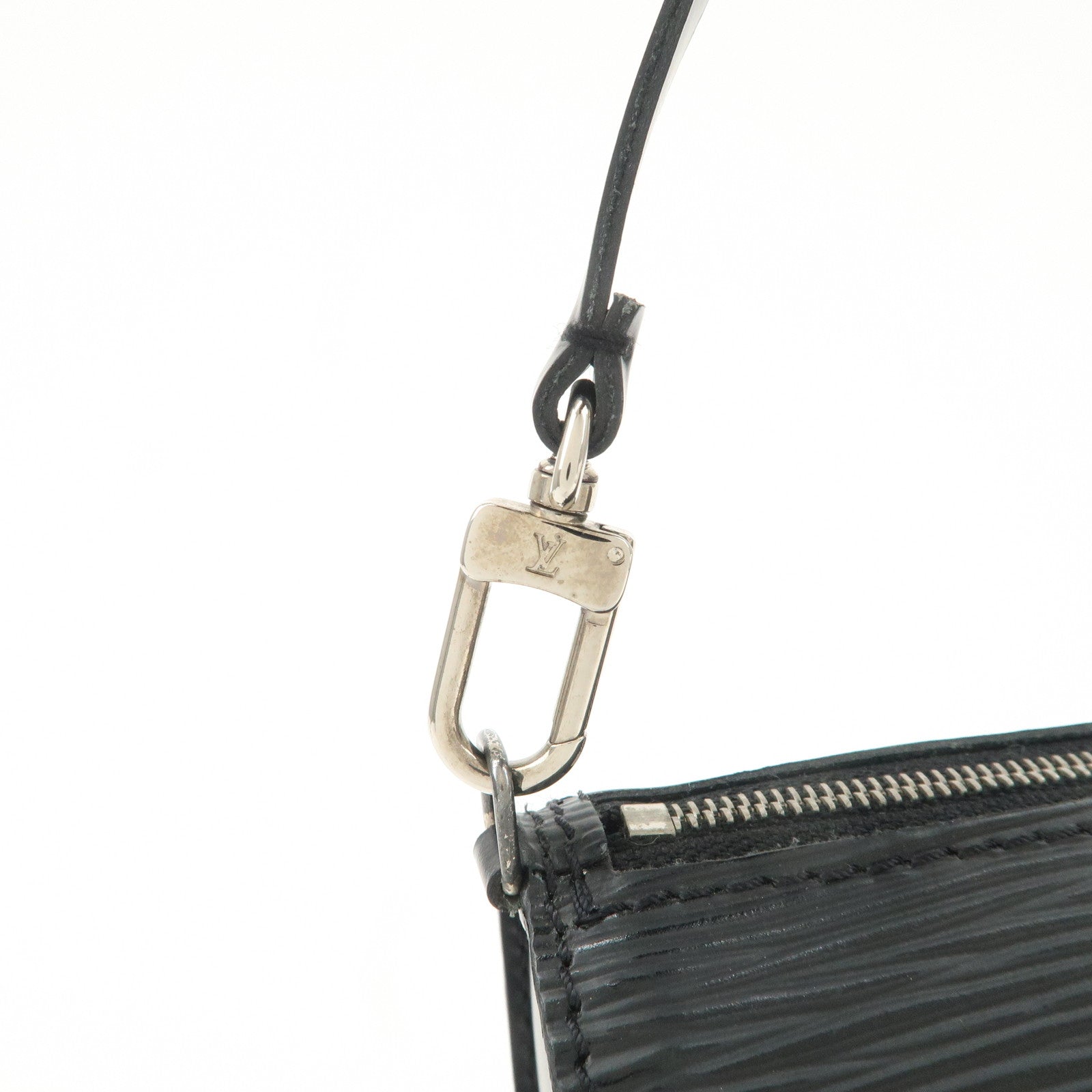 Louis Vuitton Epi Soufflot Pouch For Soufflot Bag Noir Black Used