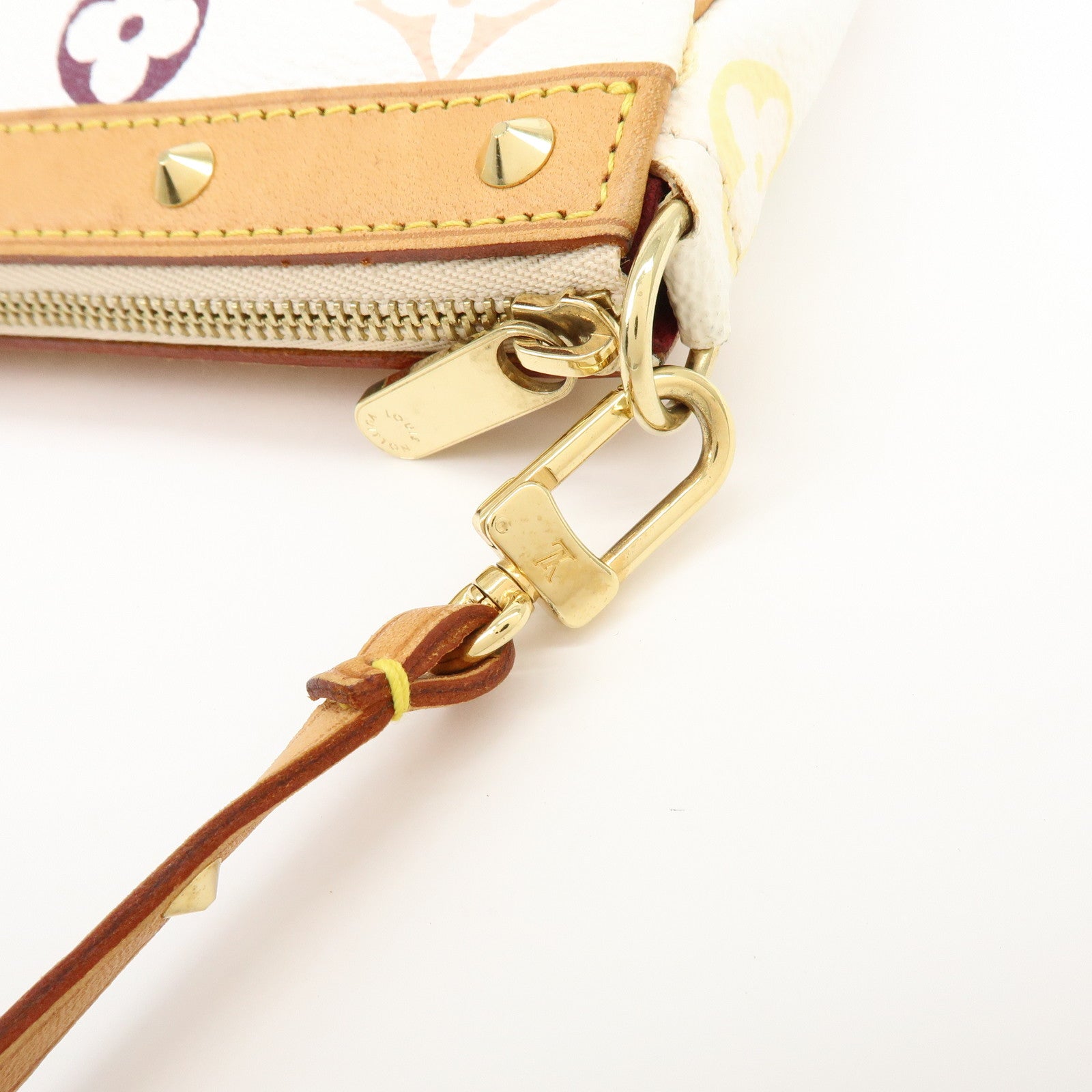 Louis Vuitton Monogram Multicolor Pochette Accessoires Blanc M92649