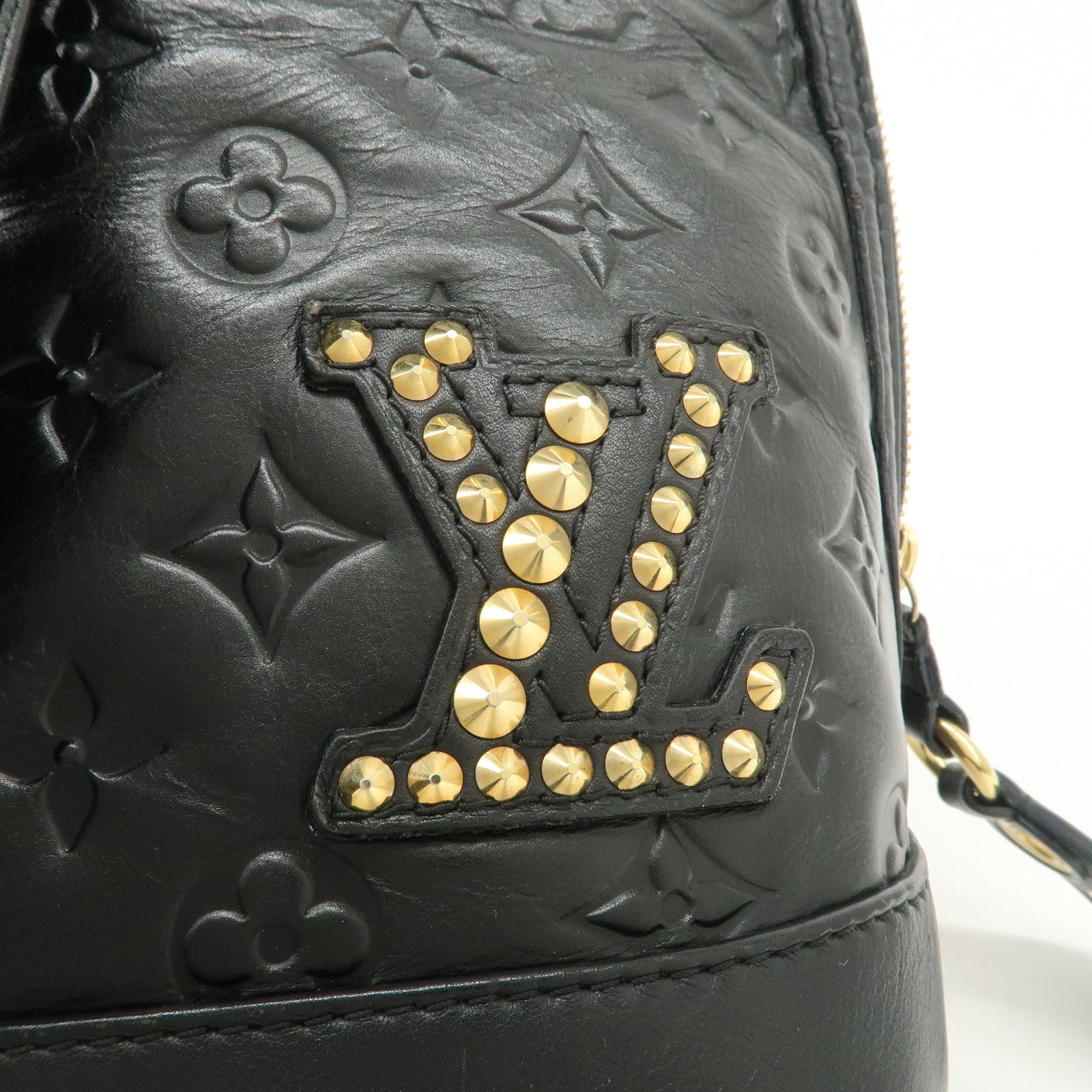 Louis Vuitton Monogram Double Jeu Neo Alma Hand Bag Noir M40286 Used