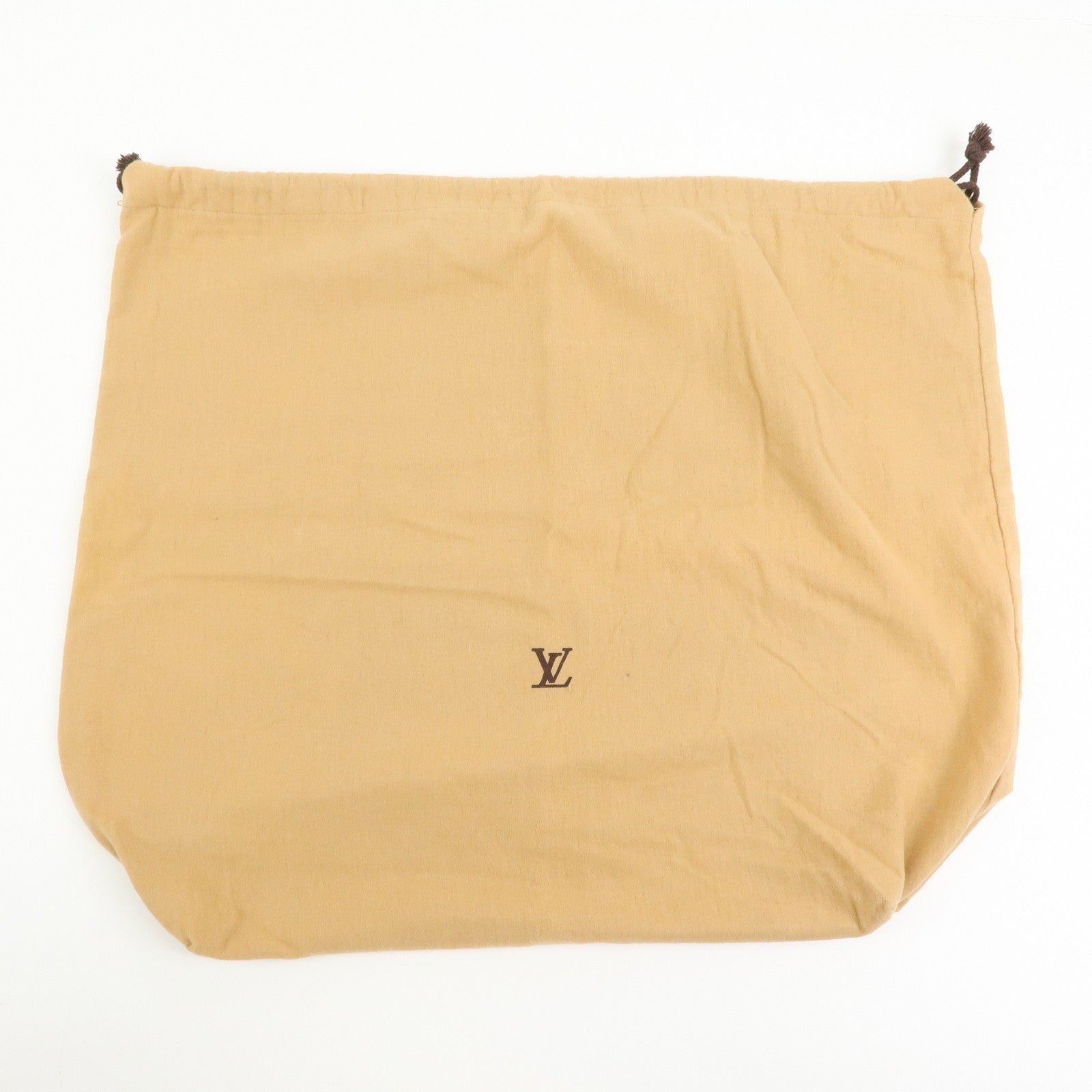 Louis Vuitton Set of 10 Dust Bag Storage Bag Drawstring Style Beige