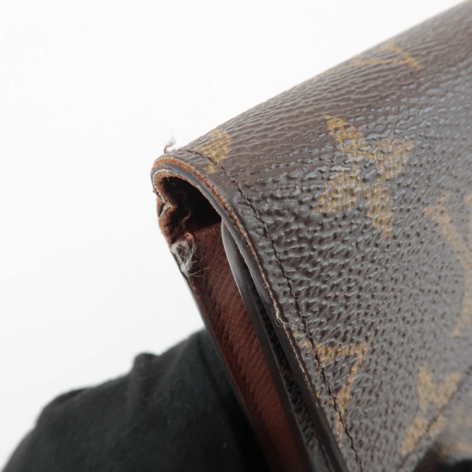 Louis Vuitton Monogram Porte Tresor Etui Papiers Wallet M61202 Used