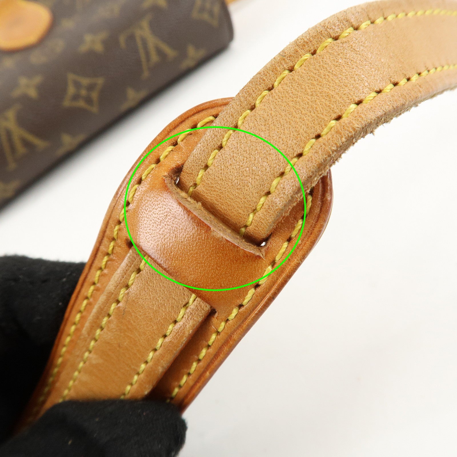 Louis Vuitton Monogram Mini Saint Cloud Shoulder Bag M51244 Used