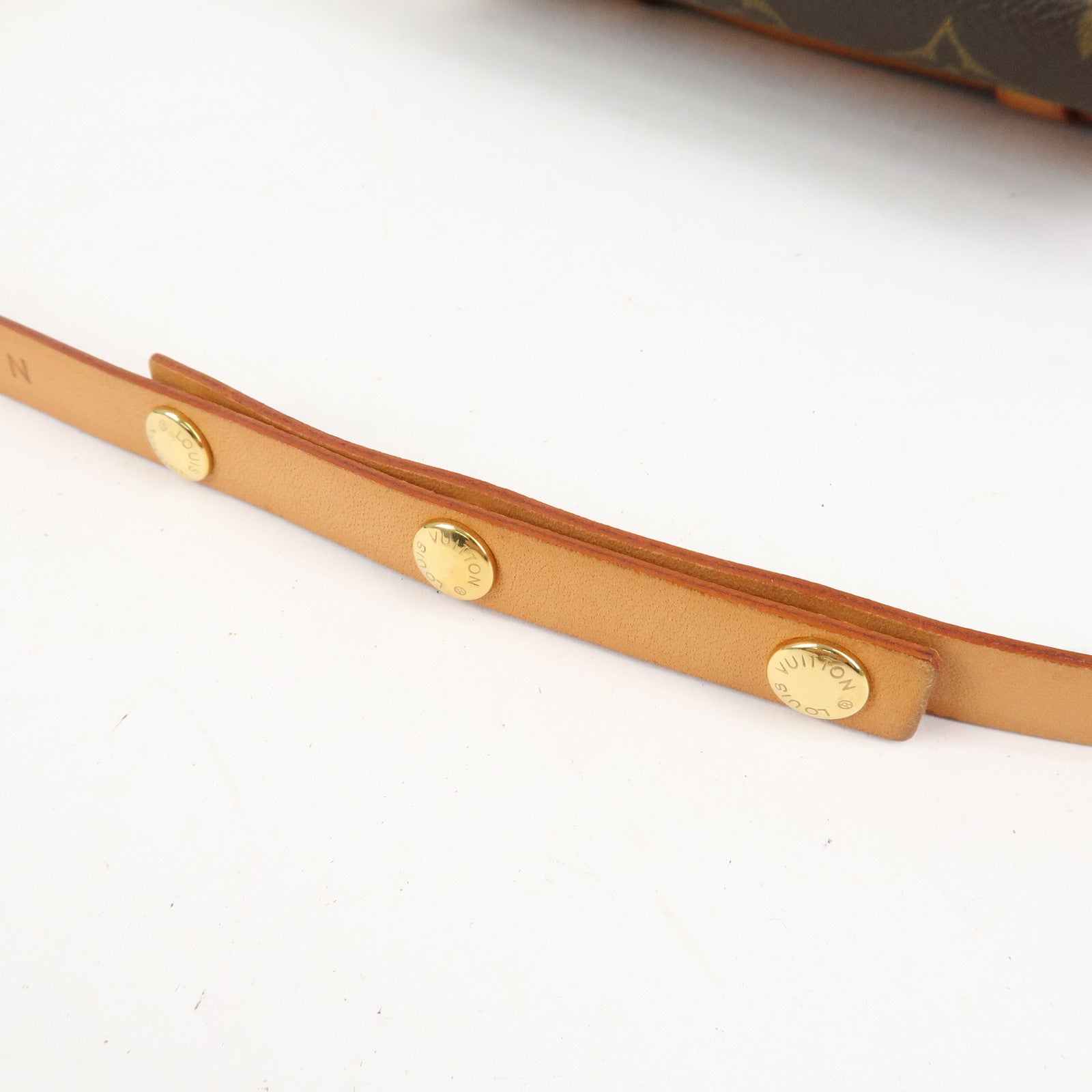 Louis Vuitton Monogram Pochette Florentine Waist Bag Belt XS Used