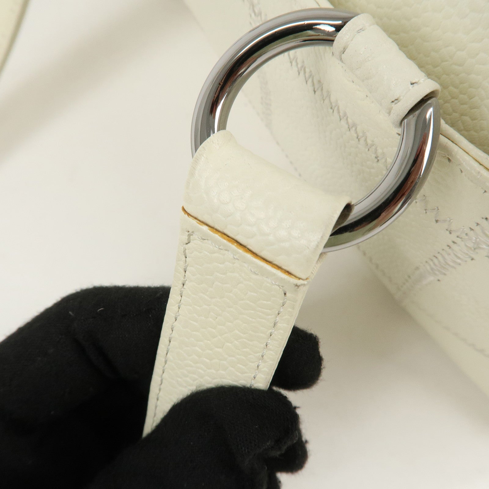 CHANEL Chocolate Bar Caviar Skin Mini Boston Bag Black A26135 Used