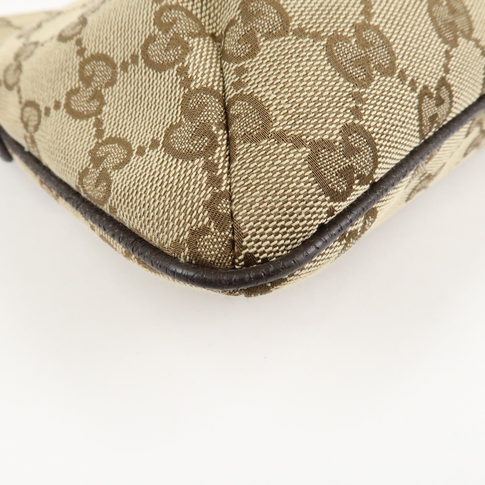 GUCCI Sherry GG Canvas Leather Shoulder Bag Crossbody 189749 Used