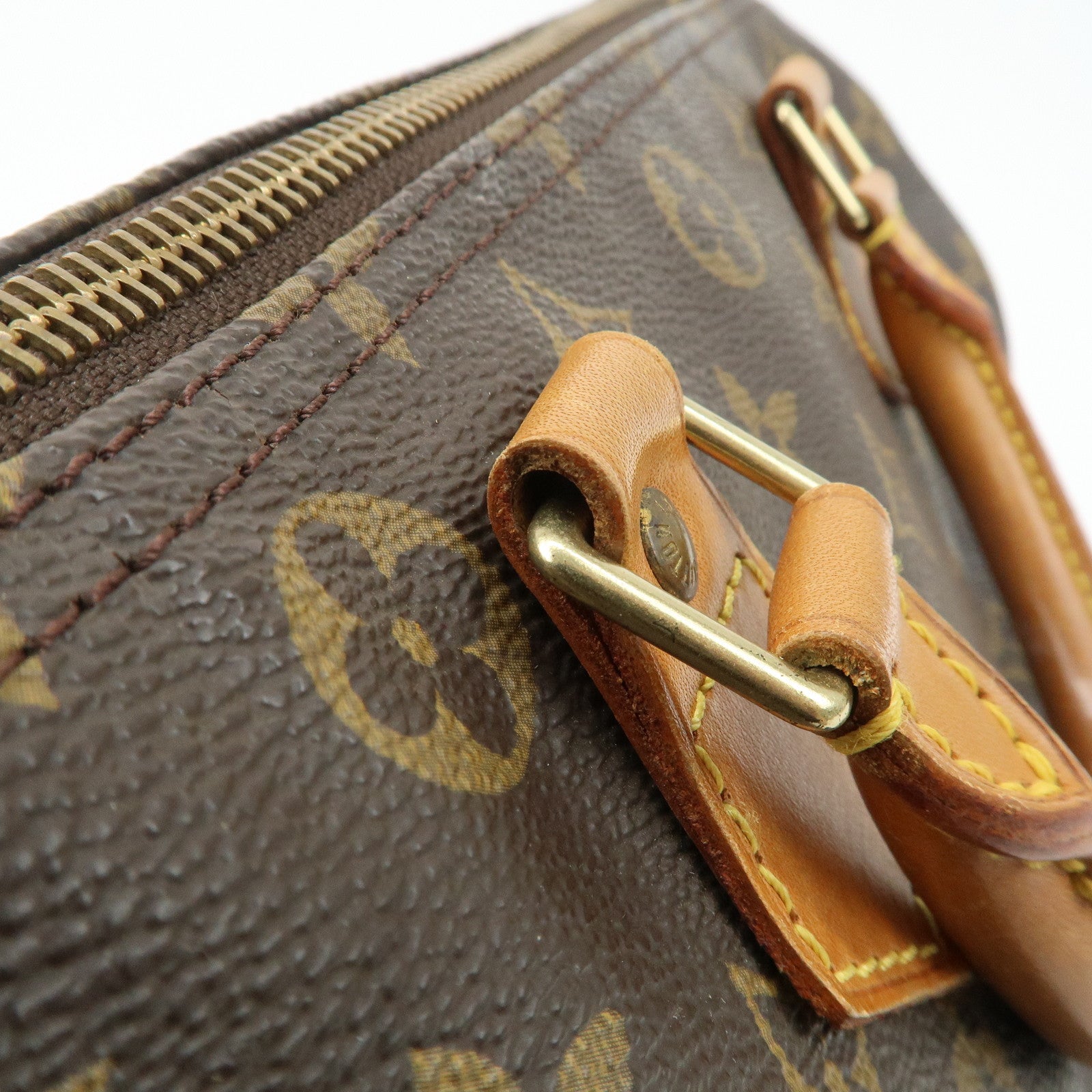Louis Vuitton Monogram Speedy 30 Hand Bag Boston Bag M41526 Used