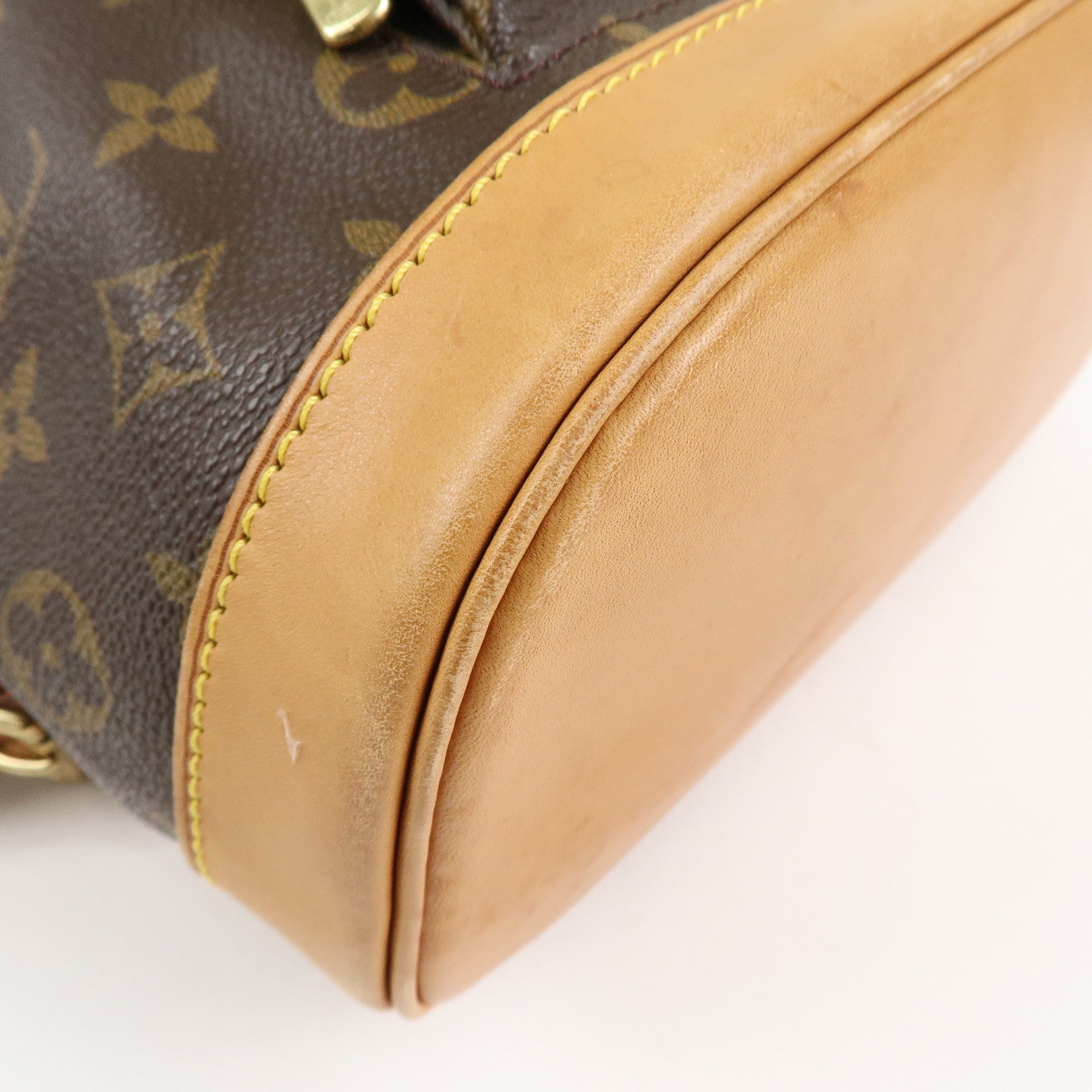 Louis Vuitton Monogram Montsouris MM Back Pack Bag M51136 Used