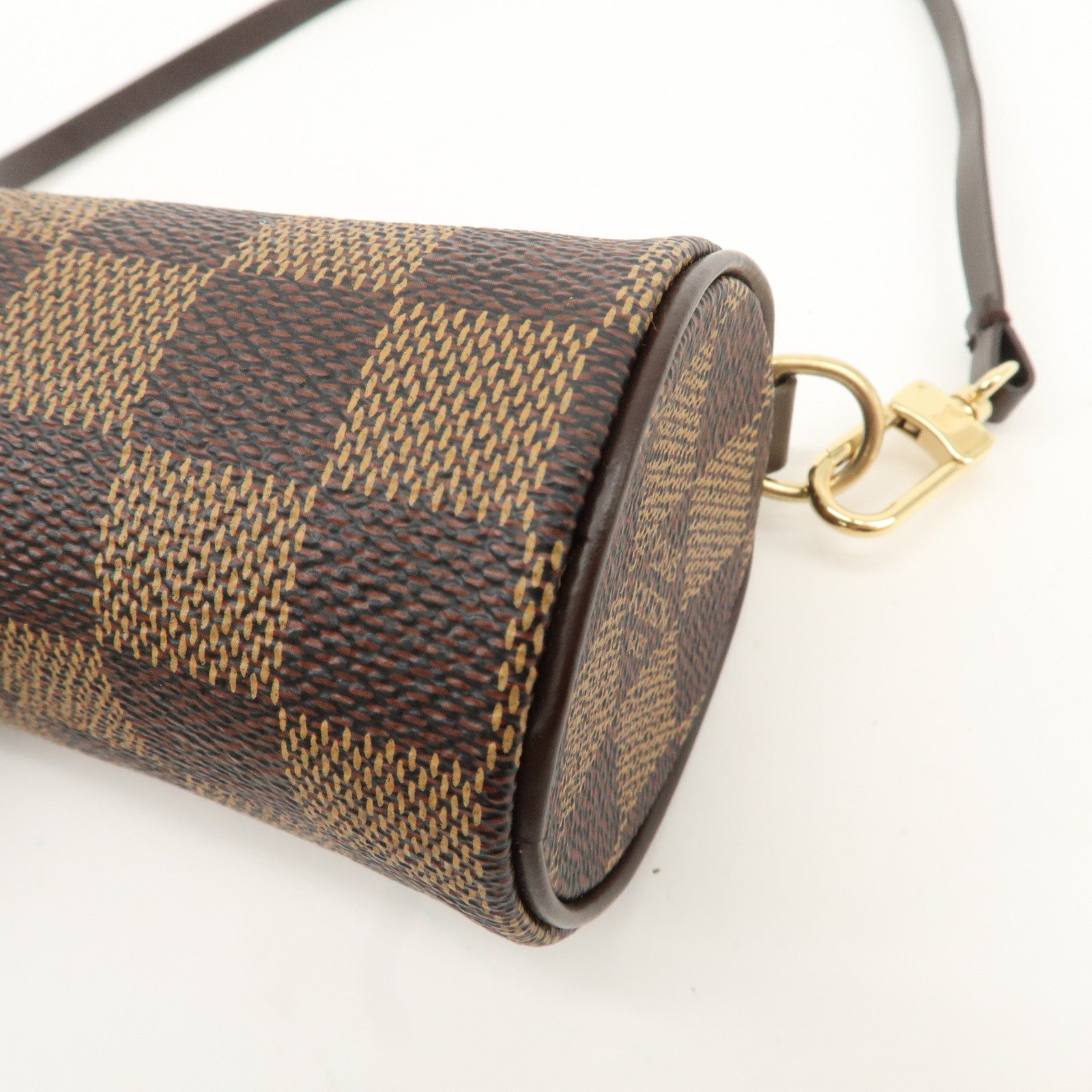 Louis Vuitton Damier Ebene Pouch for Papillon Bag Brown Used